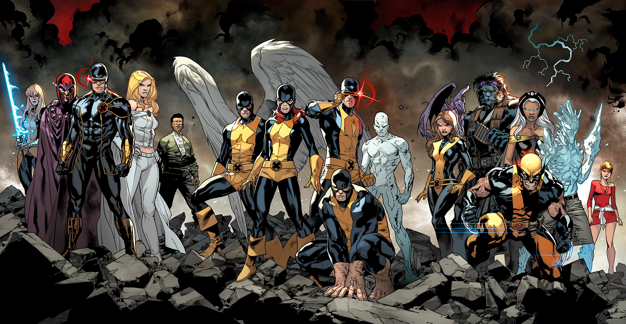 X Men Cyclops Marvel Comics Magneto Marvel Comics Wolverine Jean Grey Emma Frost Marvel Comics Magik 2000x1037