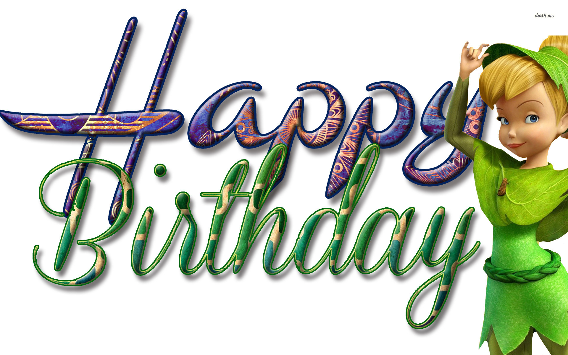 Birthday Tinker Bell Happy Birthday 1920x1200