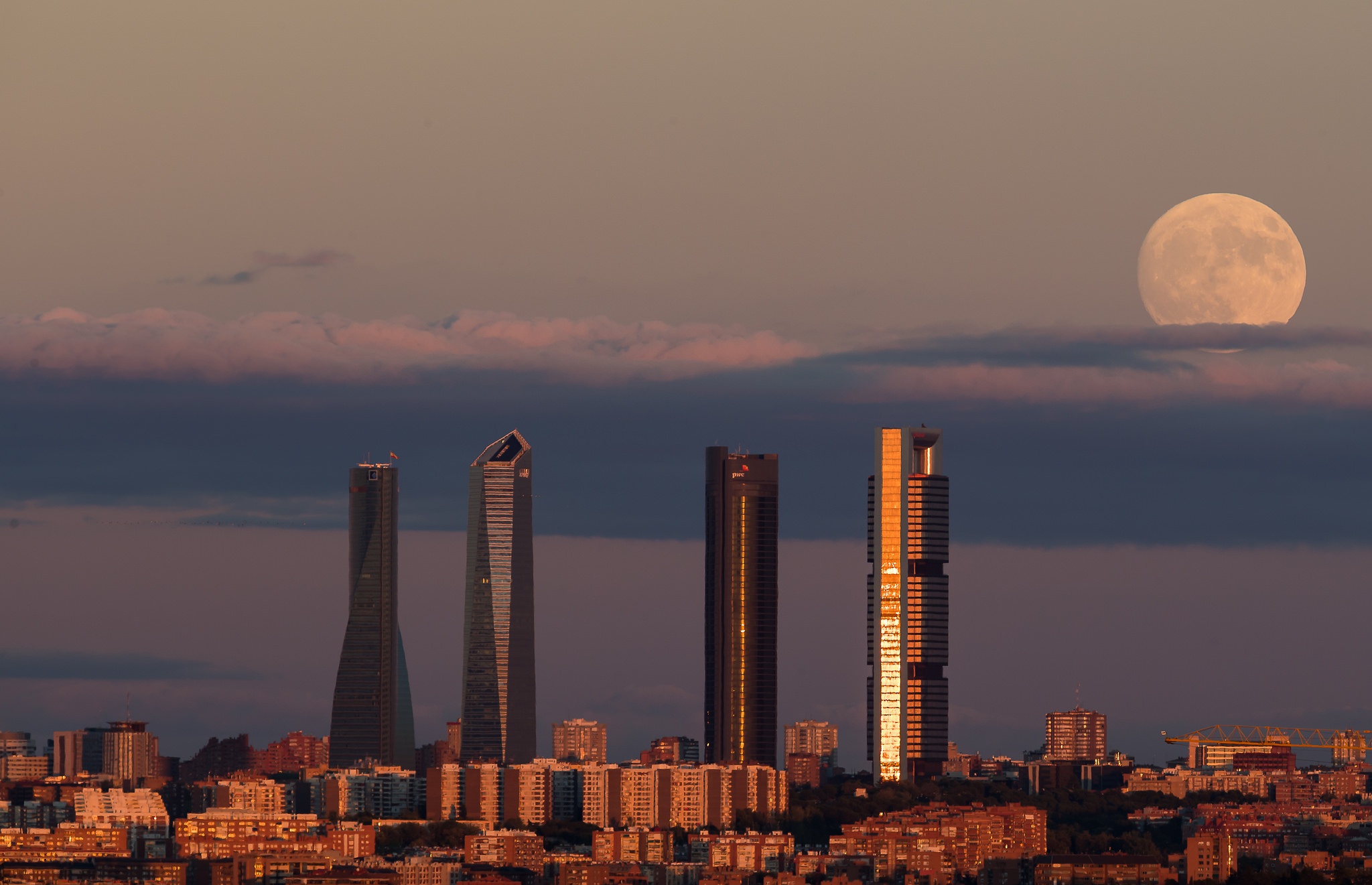 Madrid Spain City Building Skyscraper 2048x1321
