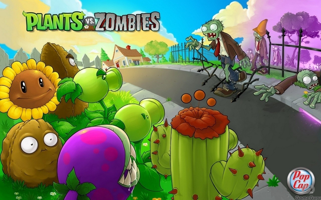 Plants Vs Zombies Video Game Art Video Games PopCap 1280x800