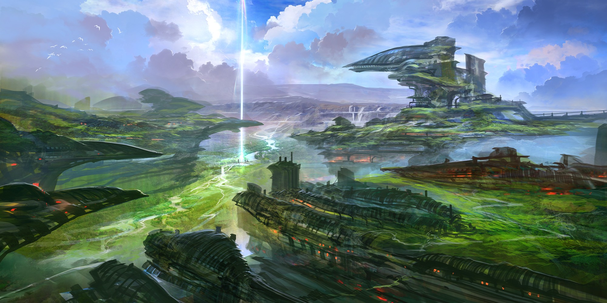 Chrono Cross Artwork Digital Art Fantasy Art Video Games Feng Zhu 2000x1000