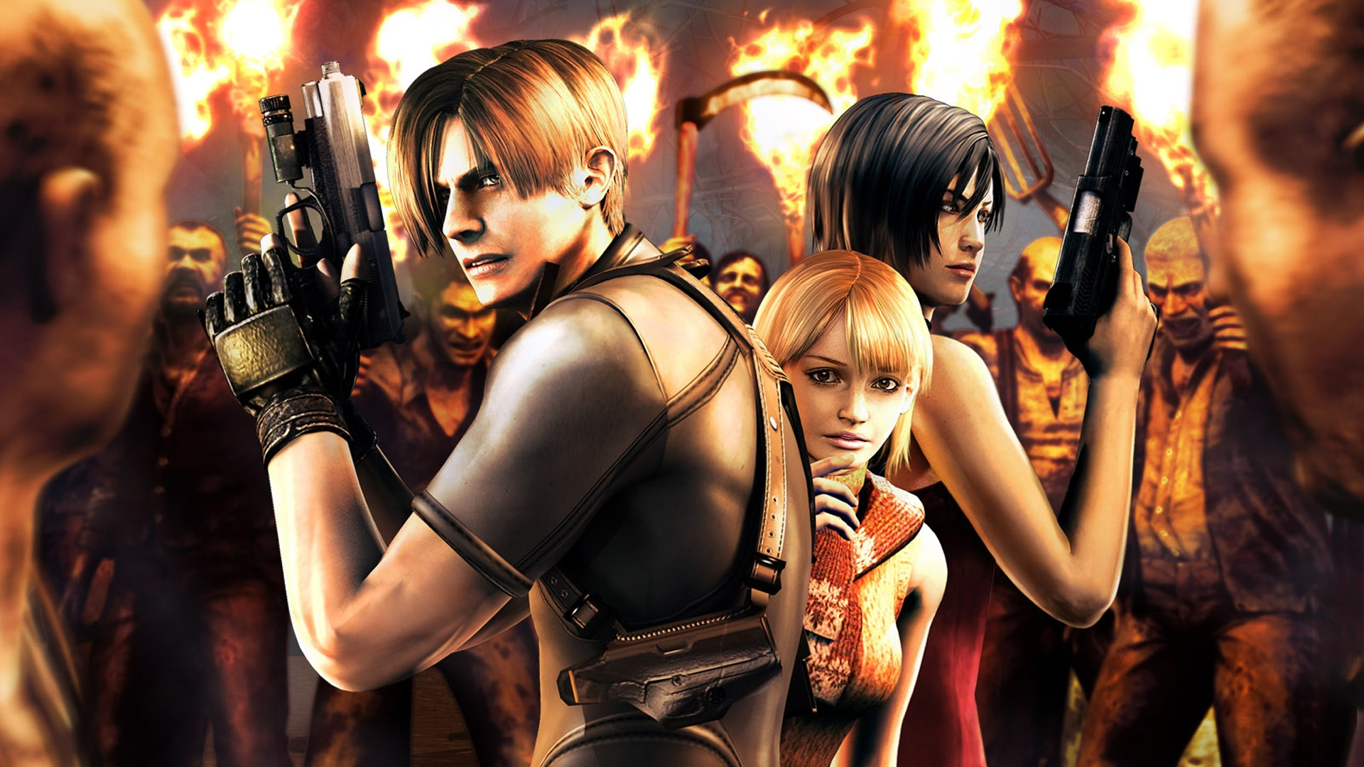 Resident Evil Resident Evil 4 Leon S Kennedy Ashley Graham Resident Evil 1920x1080