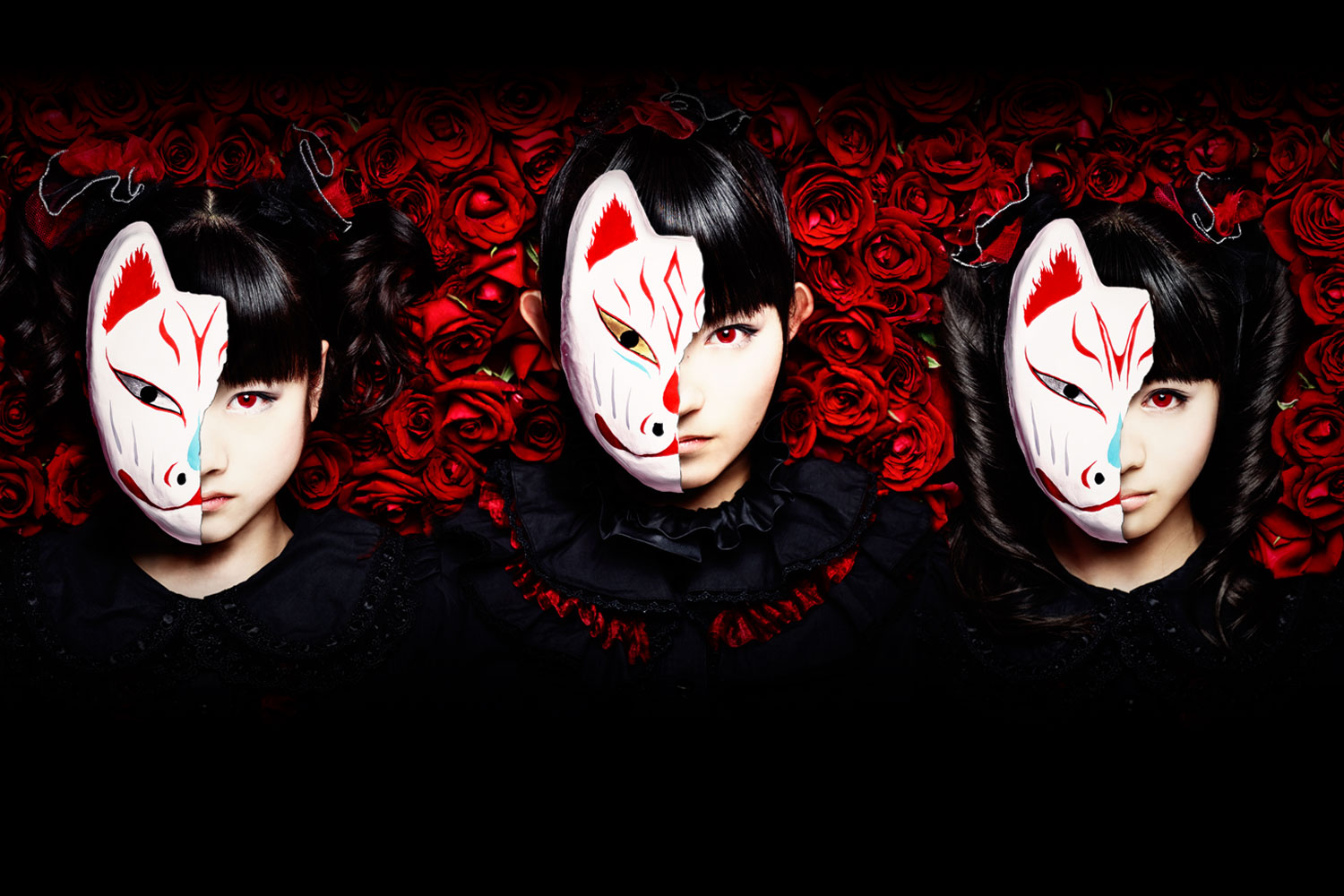 Babymetal Music Women Asian Su Metal Yui Metal Moa Metal Wallpaper Resolution 1500x1000 Id Wallha Com