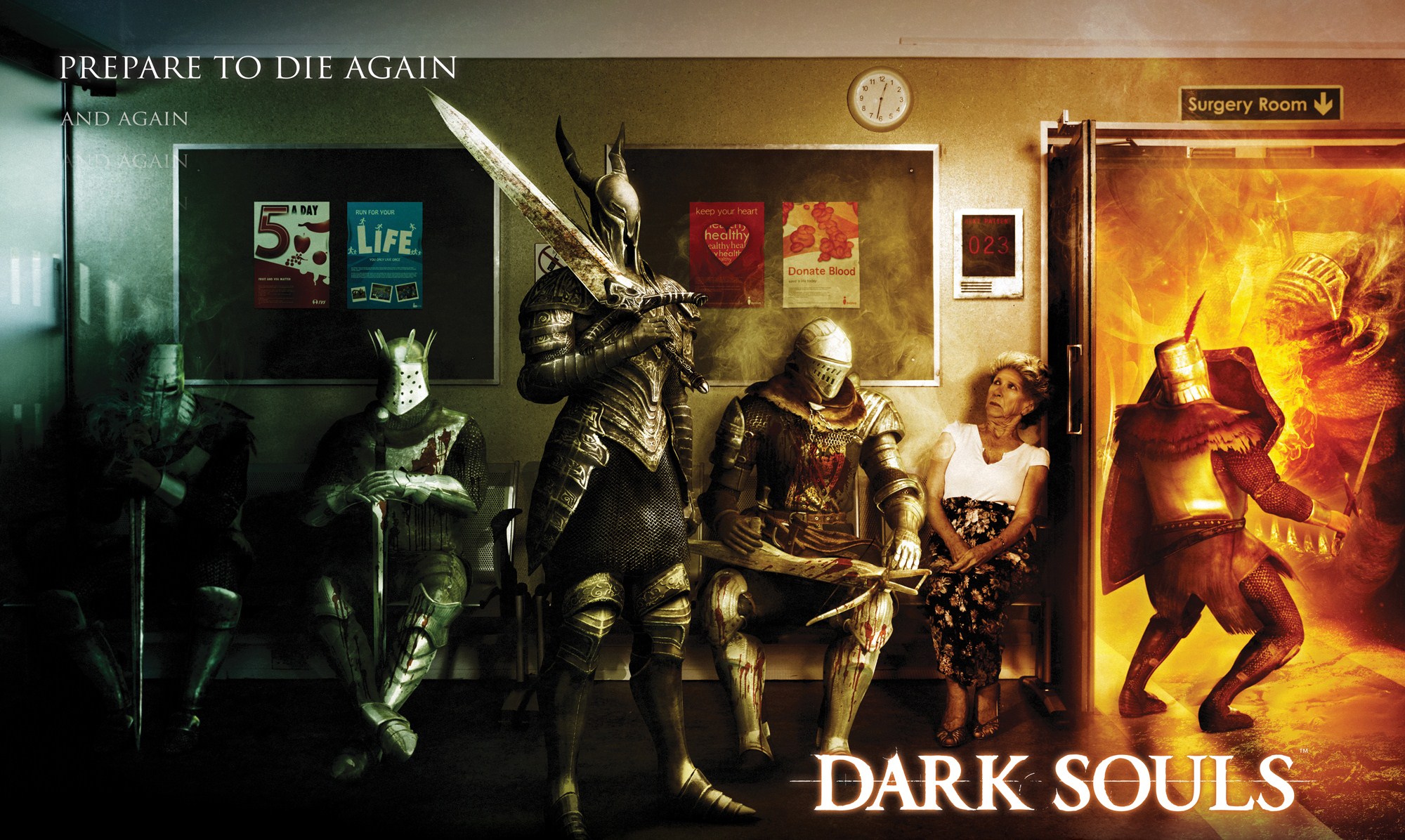 Dark Souls Video Games Fire Artwork Solaire Of Astora Solaire 2011 Year 2000x1196