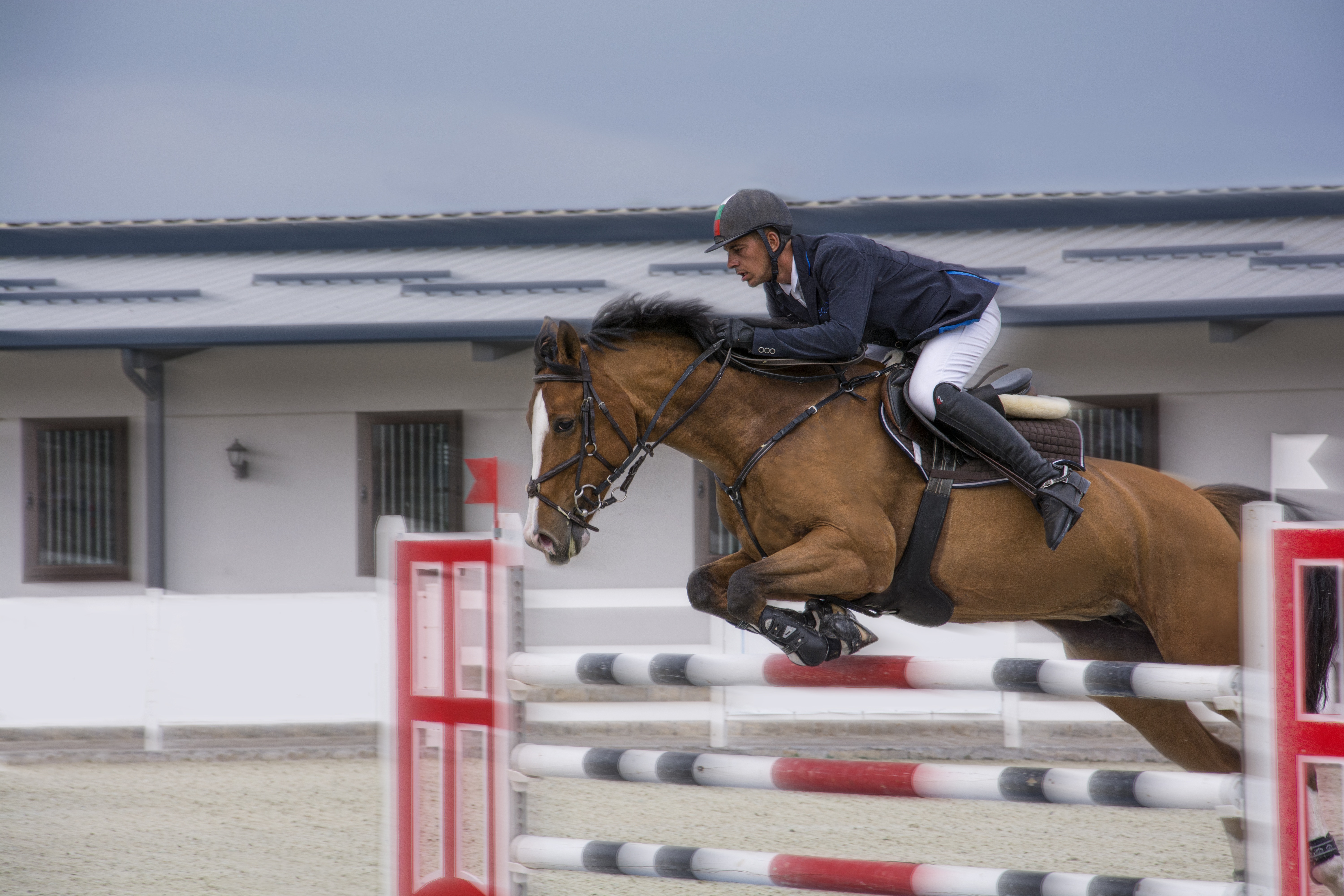 Show Jumping Equestrian Horse Motion Blur Sport Jump 6000x4000