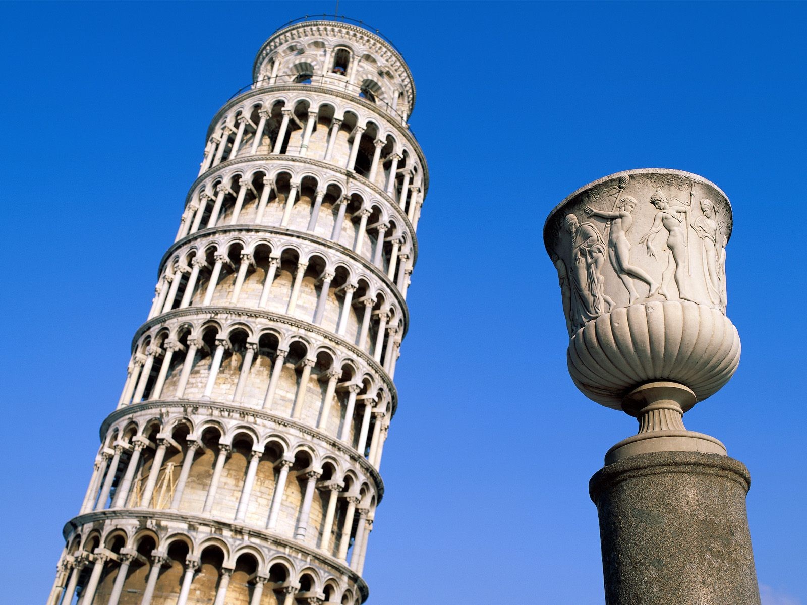 Italy Architecture Tower Leaning Tower Of Pisa 1600x1200