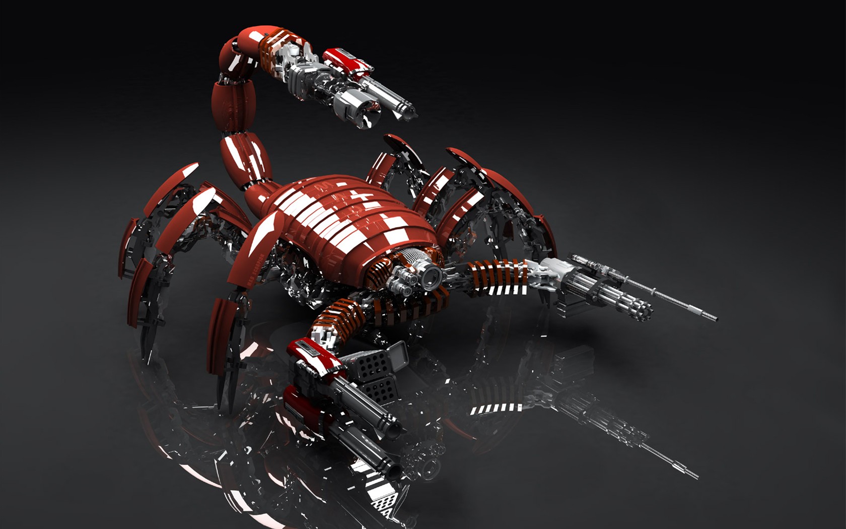Photo Manipulation Scorpions Digital Art Render Robot 1680x1050