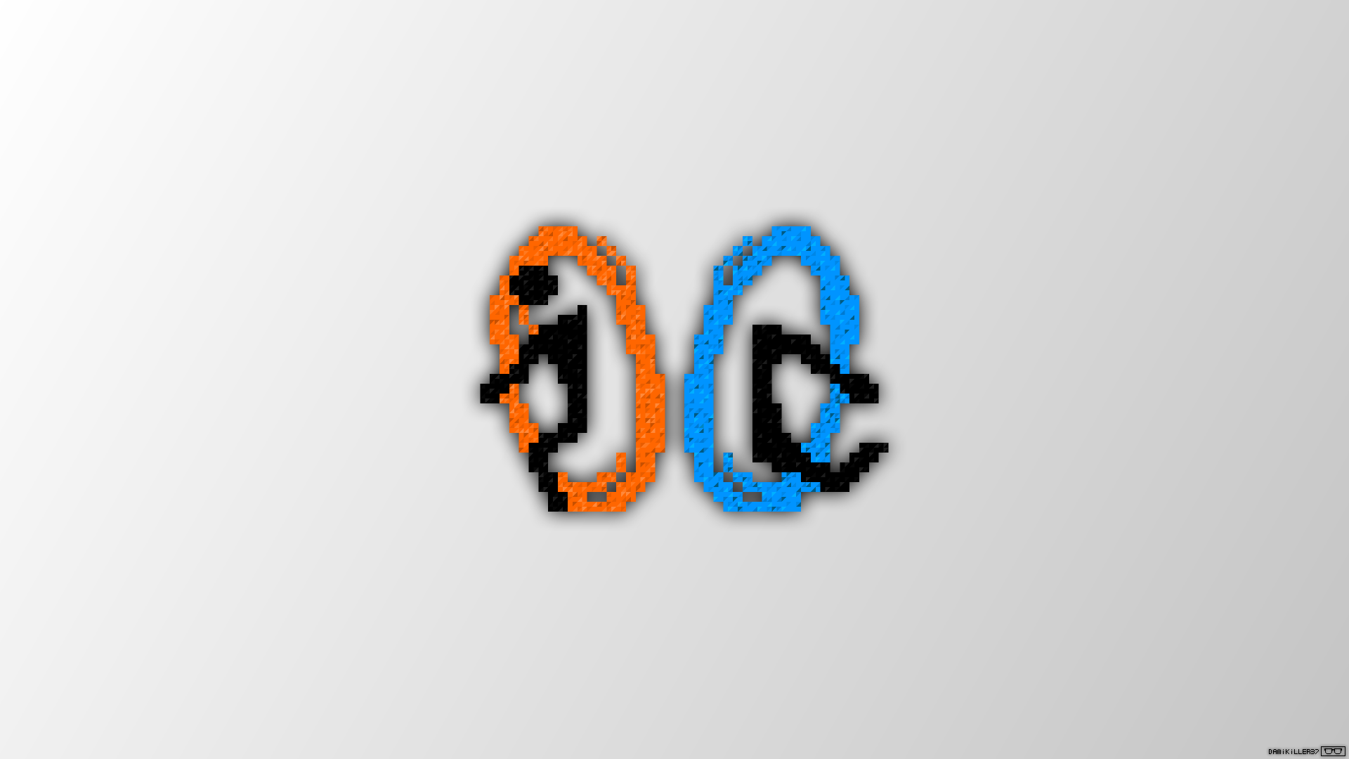 Portal Game Portal 2 Pixel Art Trixel Video Games Pixels Simple Background 1920x1080