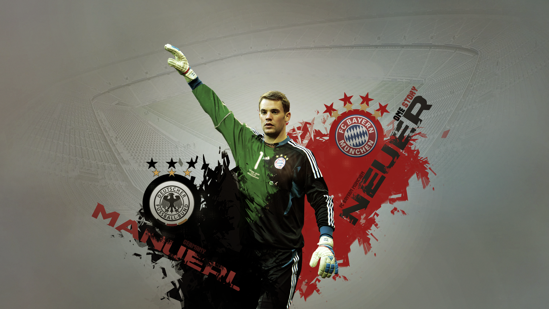 Manuel Neuer Soccer Bundesliga Bayern Munich 1920x1080