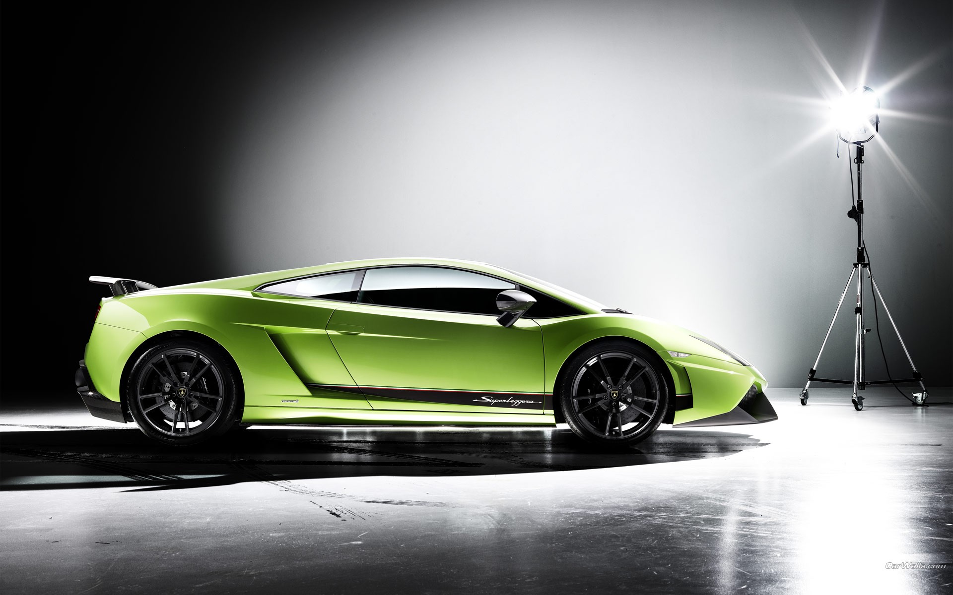 Car Lamborghini Lamborghini Gallardo Superleggera LP570 Italian Supercars Green Cars 1920x1200