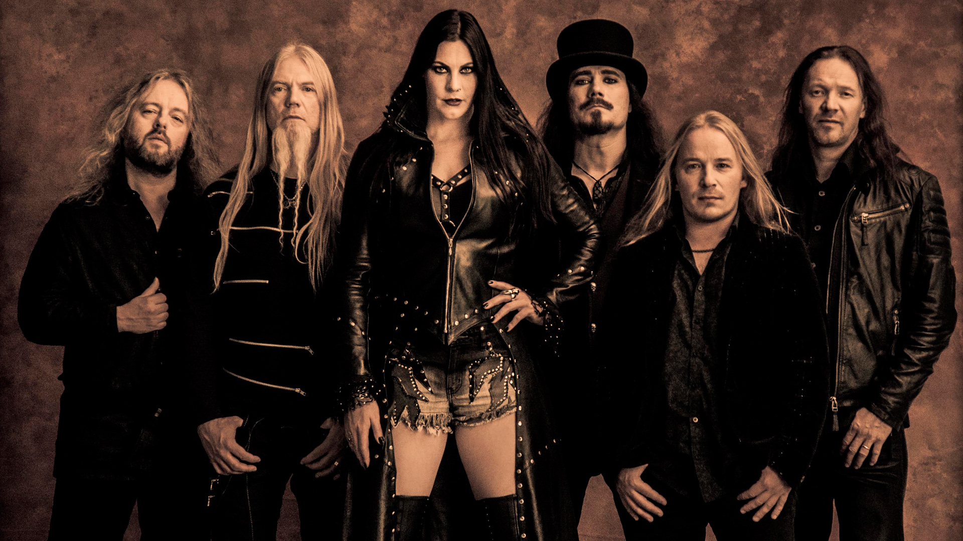 Nightwish Troy Donockly Marco Hietala Floor Jansen Tuomas Holopianen Emppu Vuorinen Kai Hahto 1920x1080