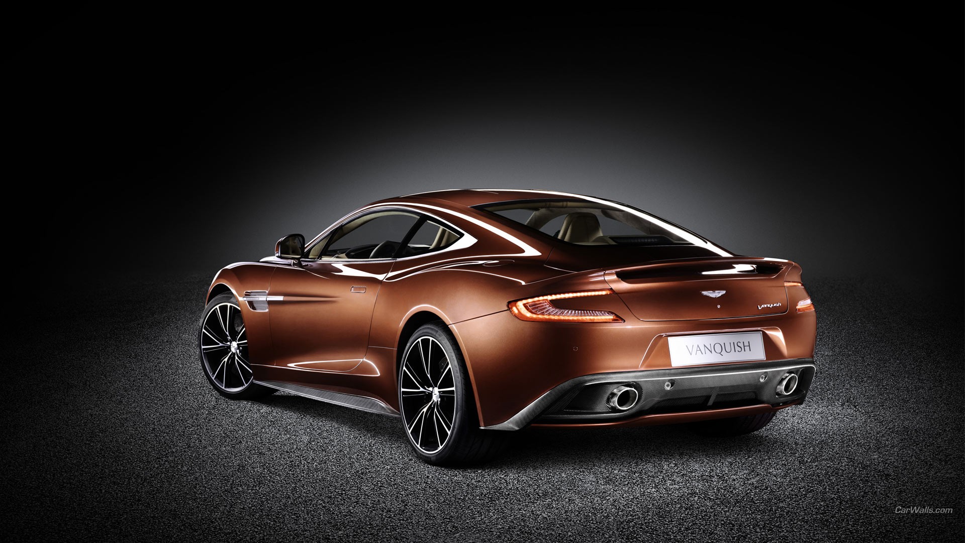 Aston Martin Vanquish Car Sports Car Aston Martin Brown Cars 1920x1080