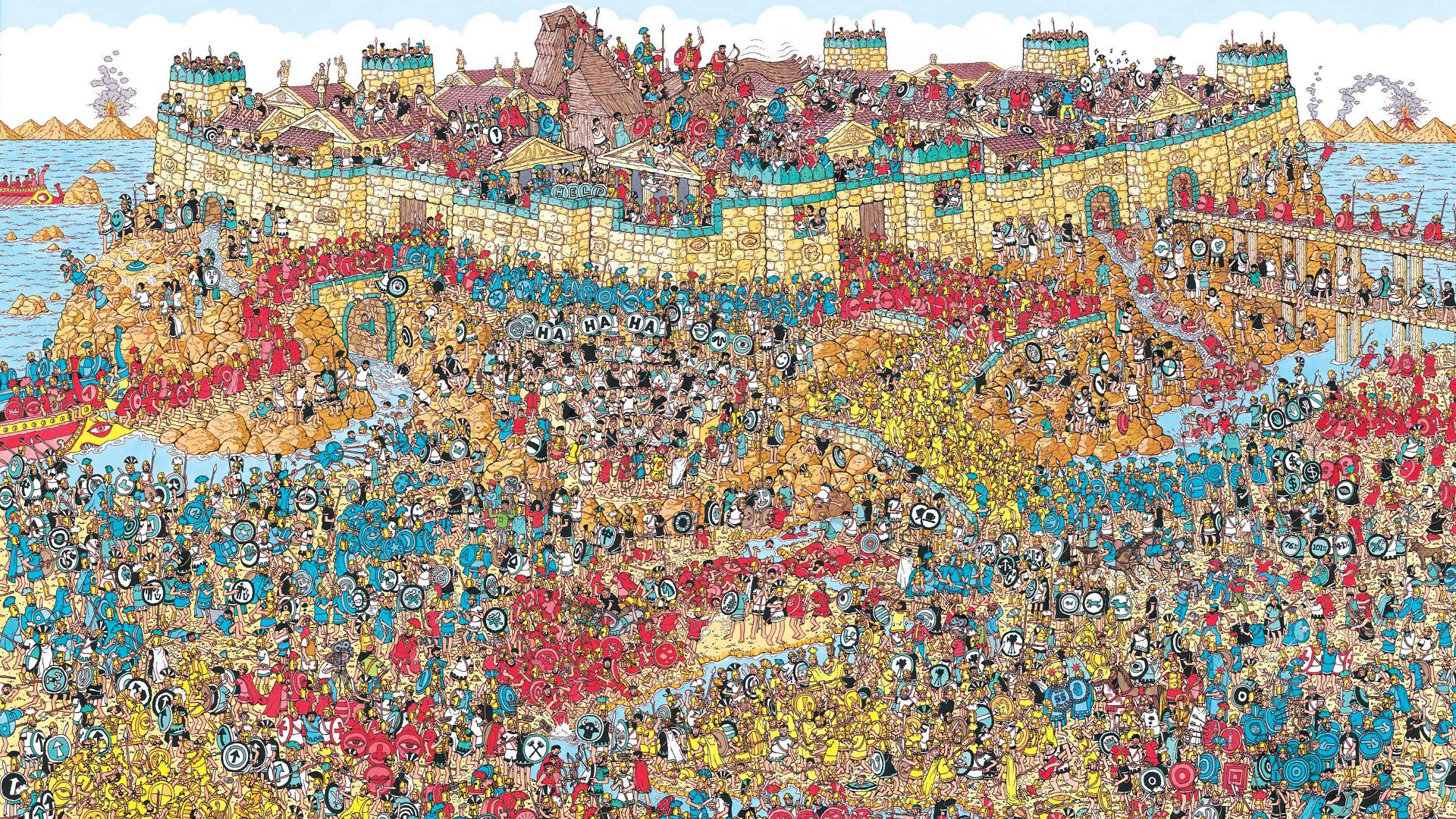 Waldo Puzzles Wheres Wally 1920x1080
