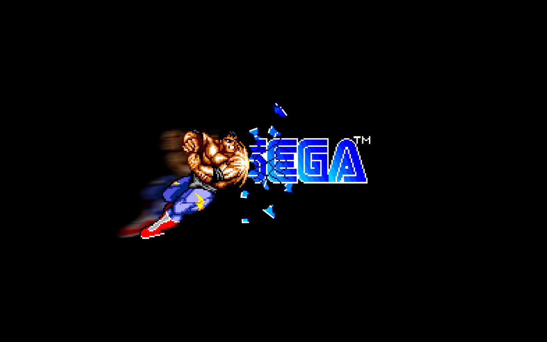 Sega Streets Of Rage Simple Background 16 Bit Nostalgia Logo 1920x1200