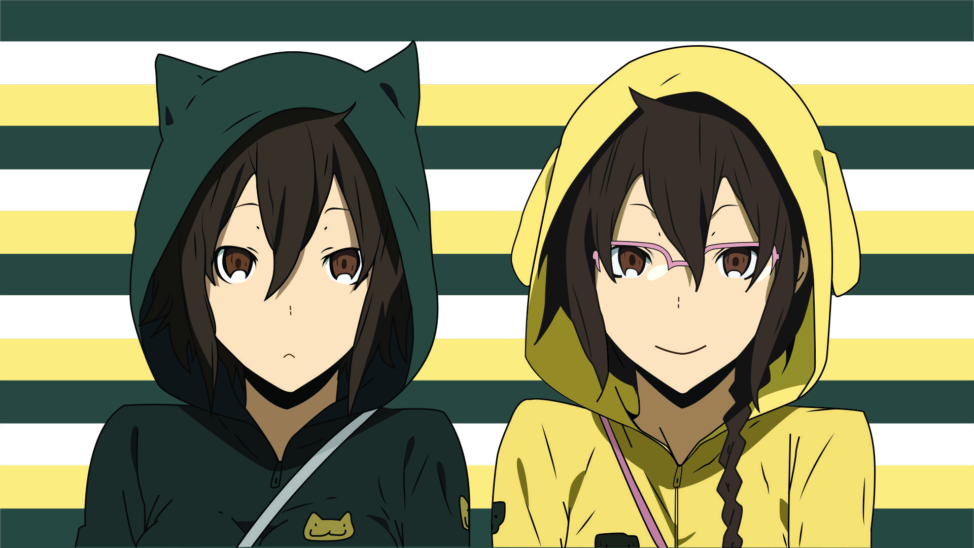 Durarara Anime Girls Orihara Mairu Orihara Kururi 1920x1080