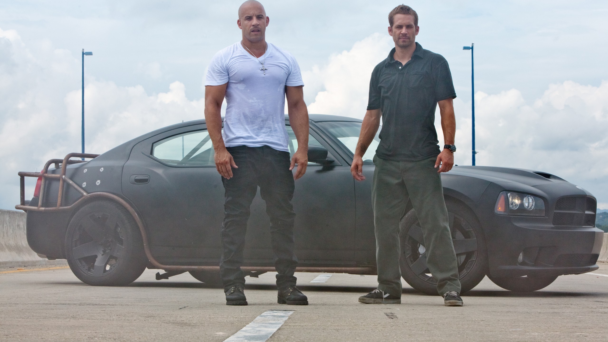 Paul Walker Vin Diesel Fast And Furious Dodge Charger Movies 2560x1440