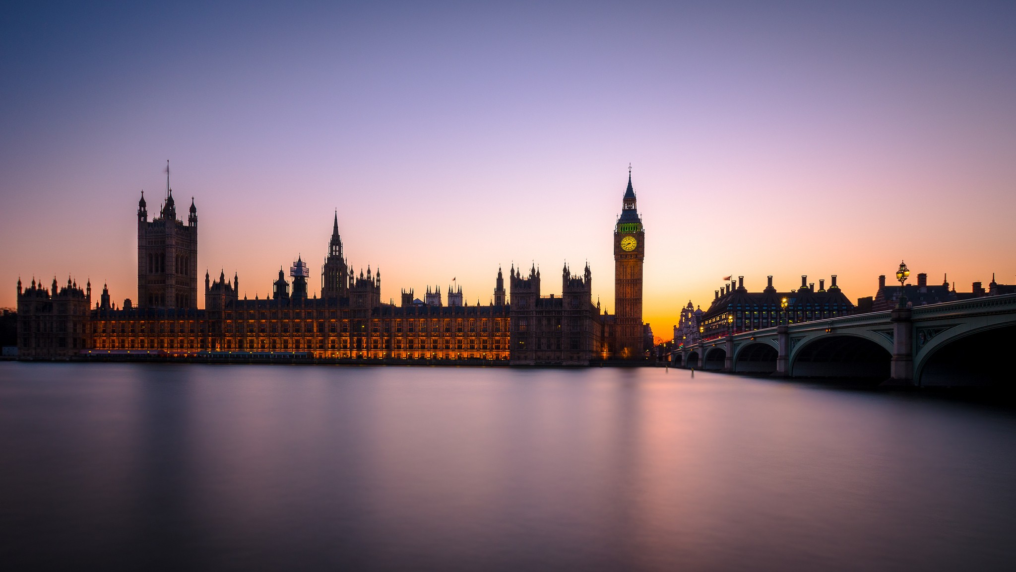 UK Big Ben Westminster River Thames Bridge London 2048x1152