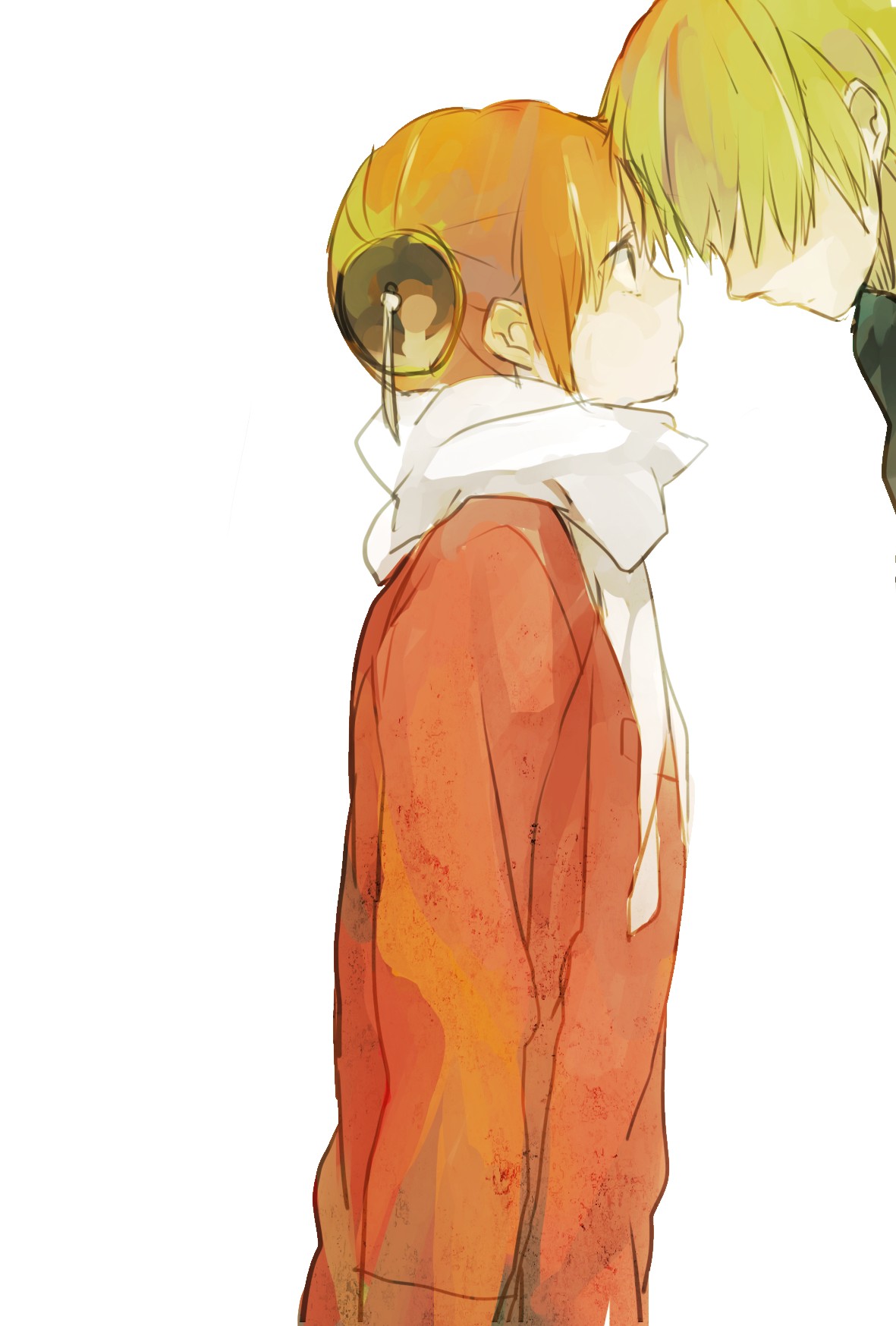 Anime Anime Girls Gintama Kagura Redhead Okita Sougo 1181x1748