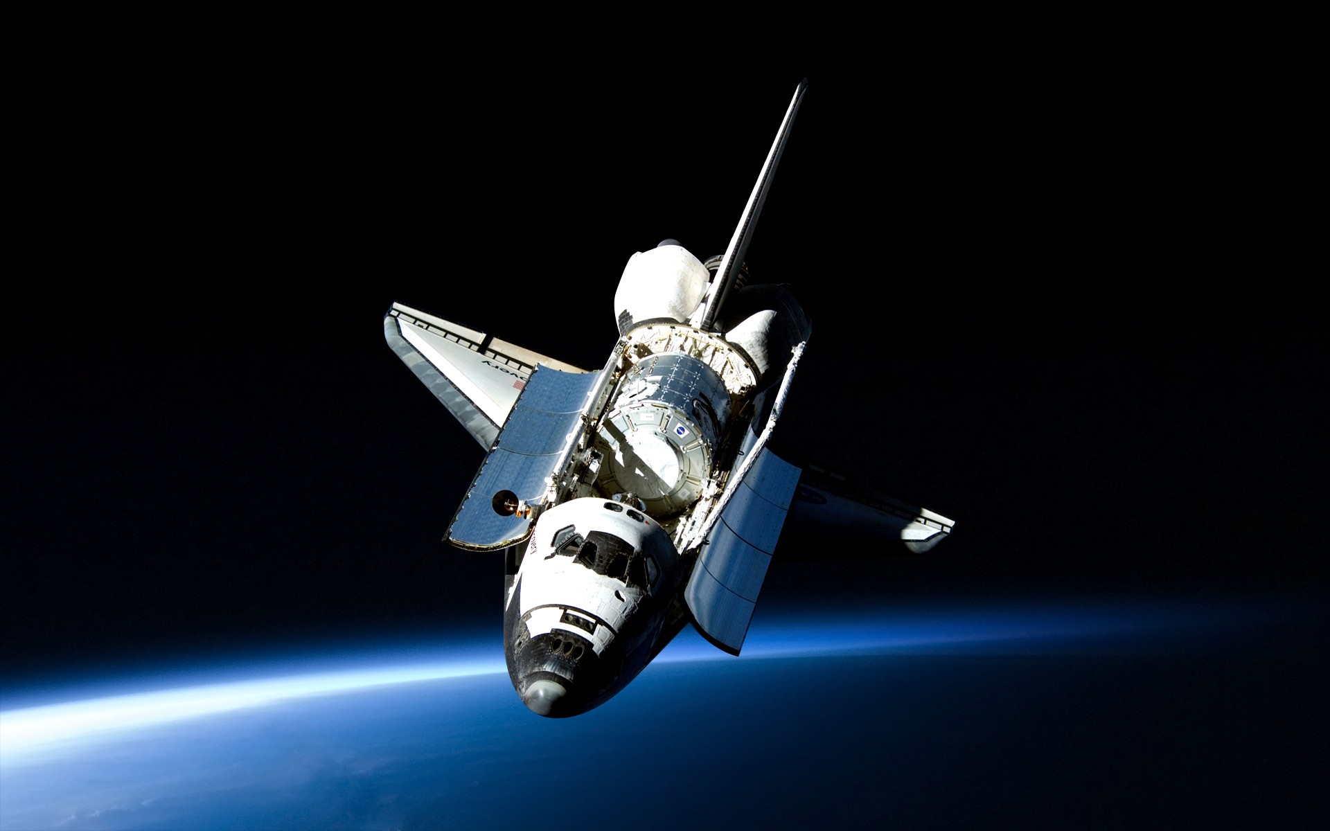 Space Shuttle Cargo Orbiter Earth 1920x1200