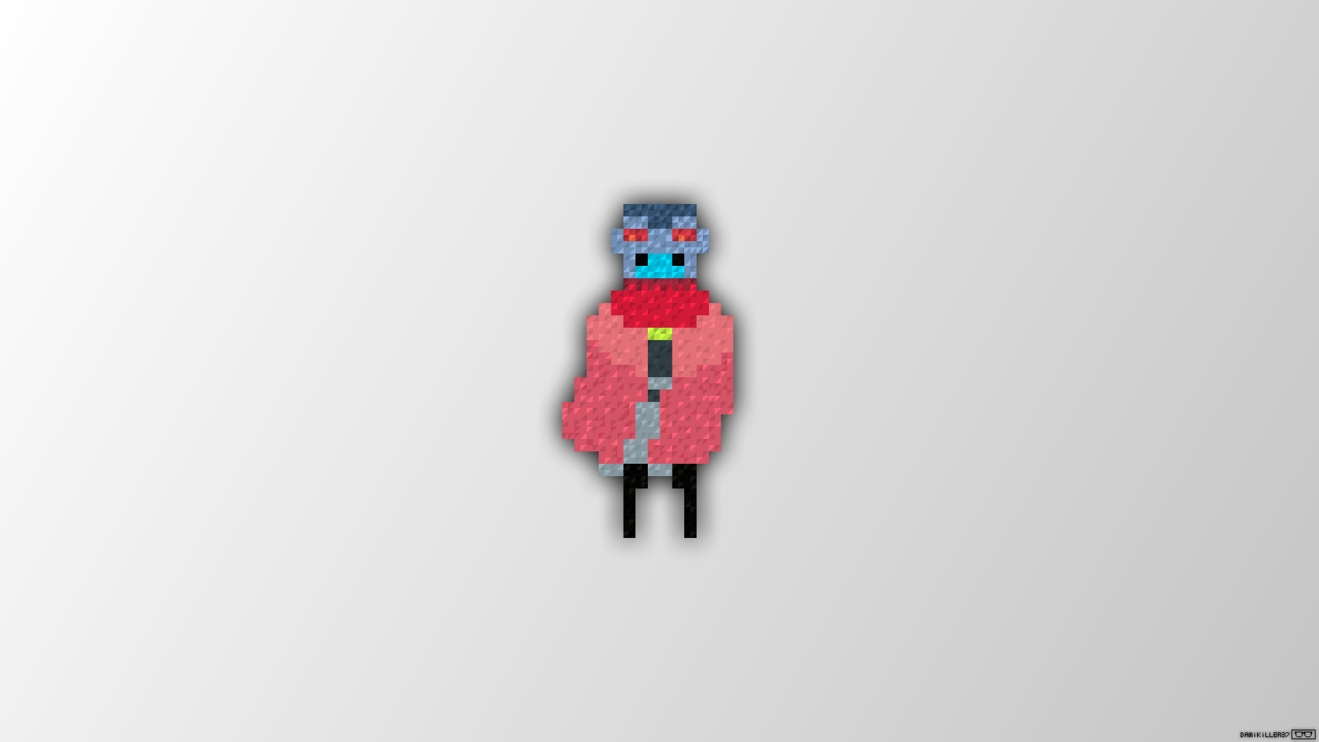 Hyper Light Drifter Trixel Pixel Art Minimalism 1920x1080