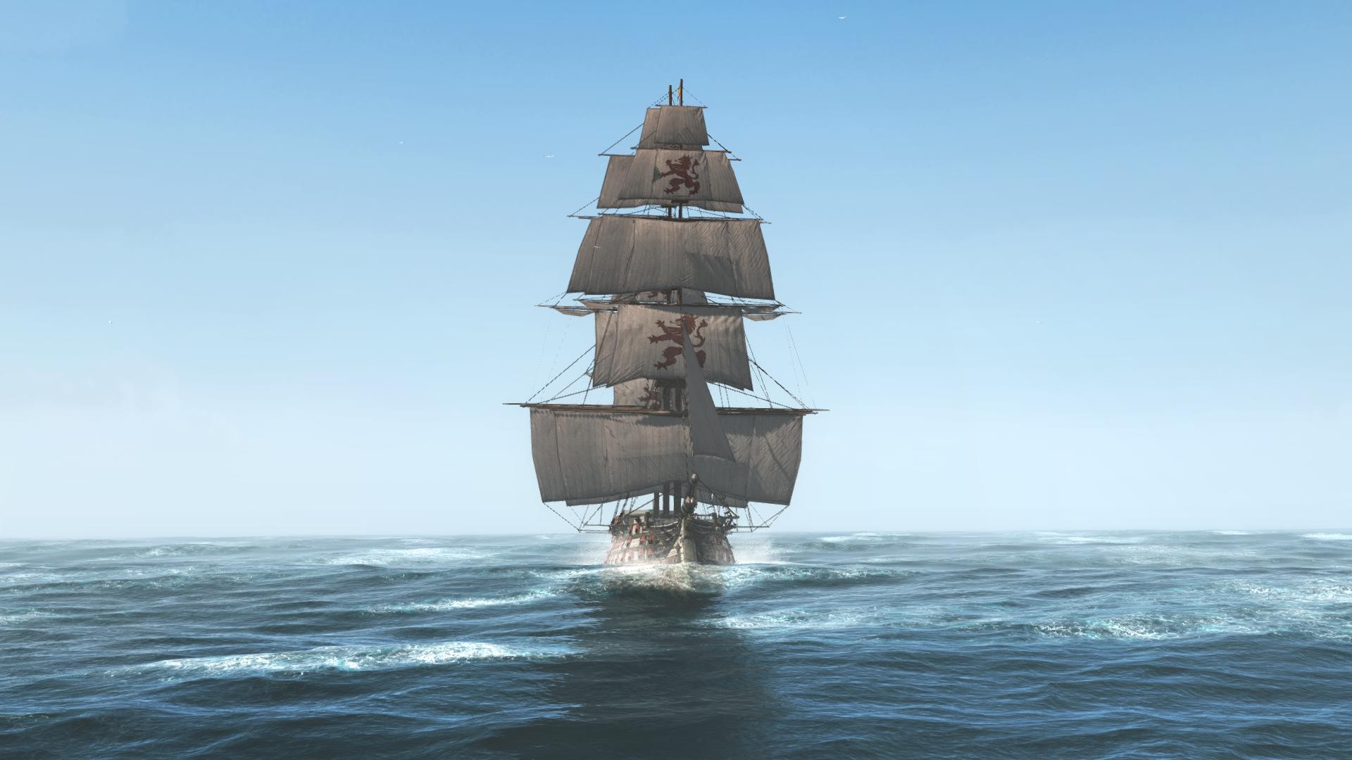 Video Games Assassins Creed Black Flag Boat Ship 1920x1080
