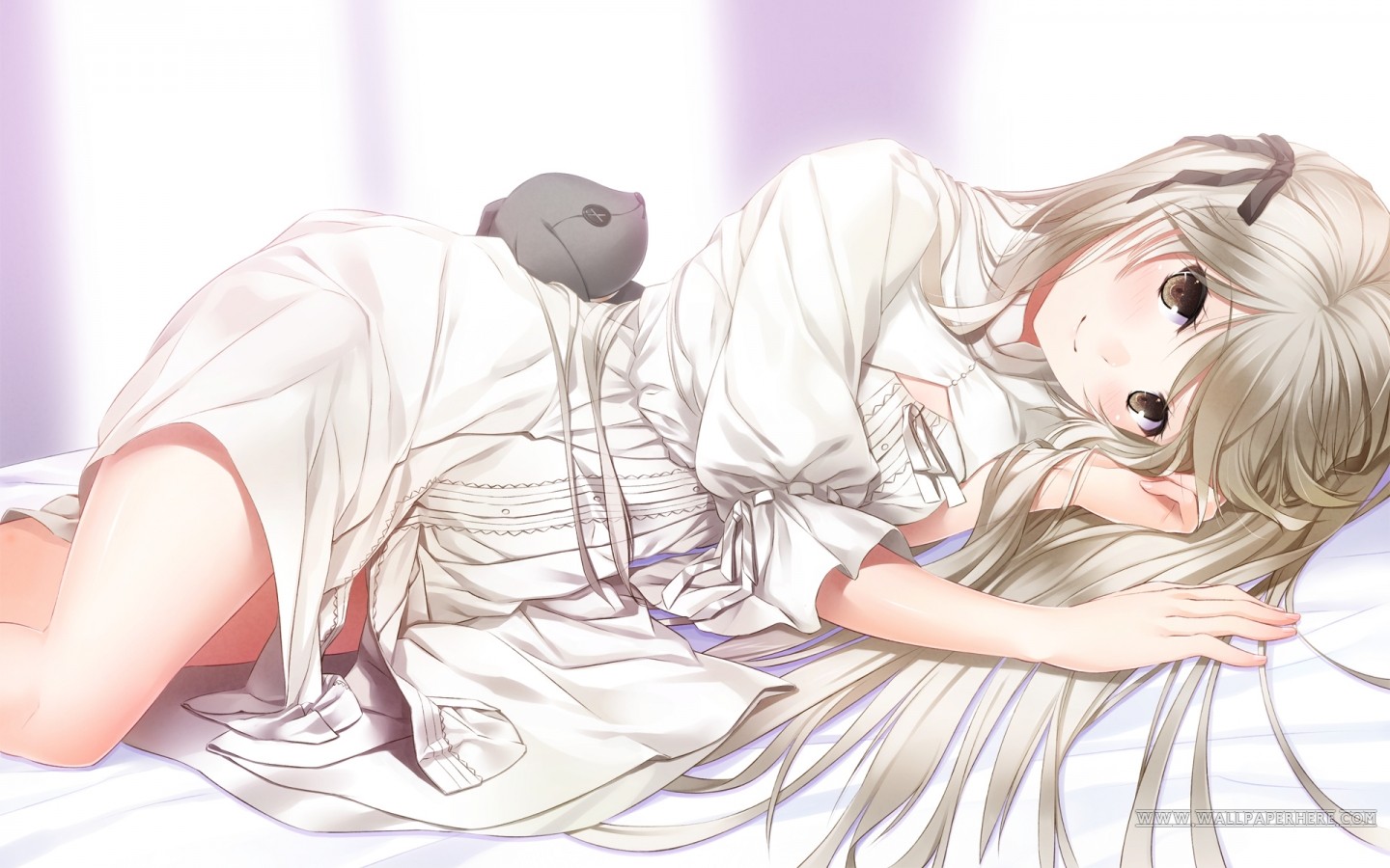 White Yosuga No Sora Kasugano Sora Anime Girls 1440x900