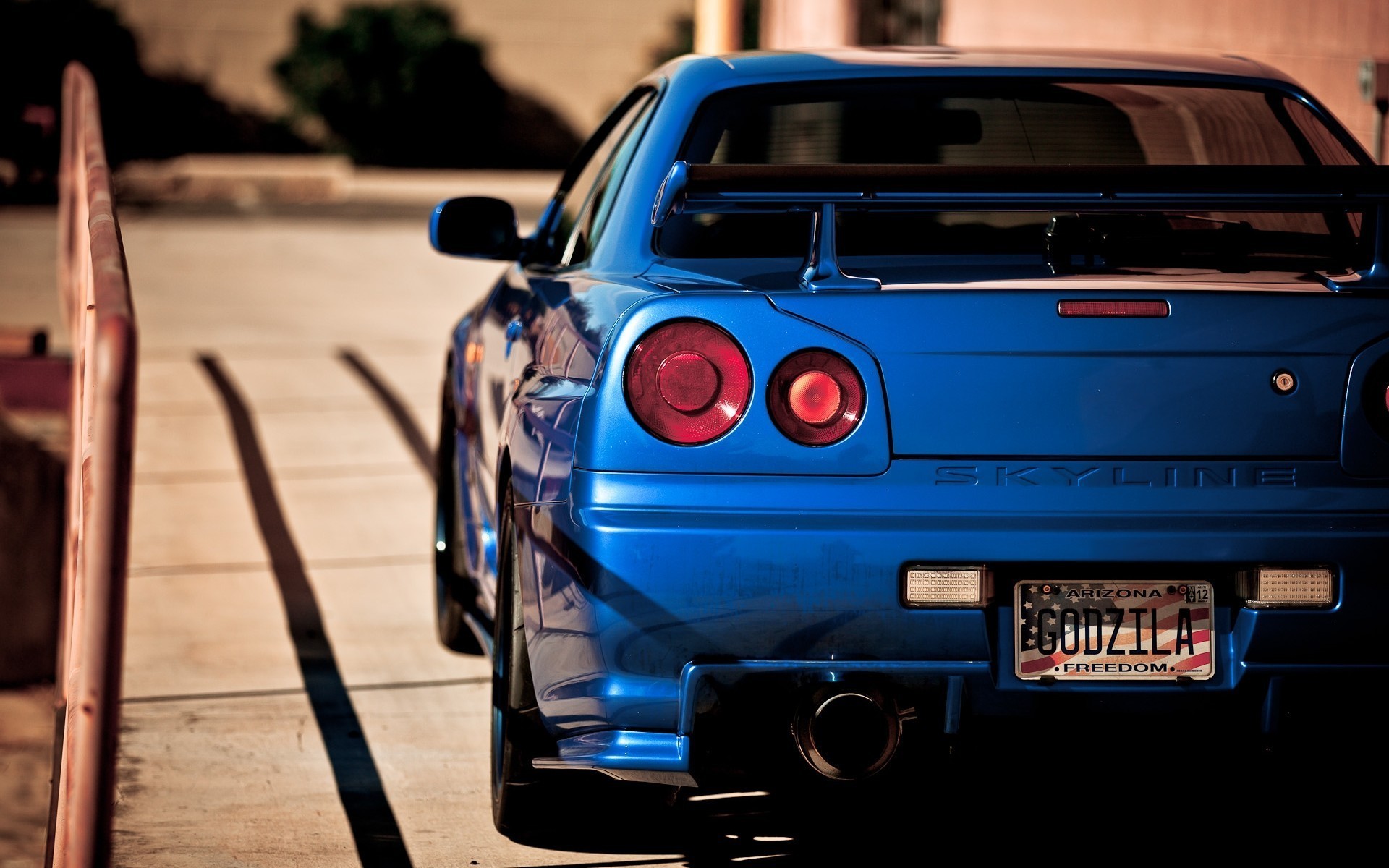 Nissan Skyline GT R Nissan Nissan GTR Nissan GTR R34 Car Blue Cars Vehicle 1920x1200