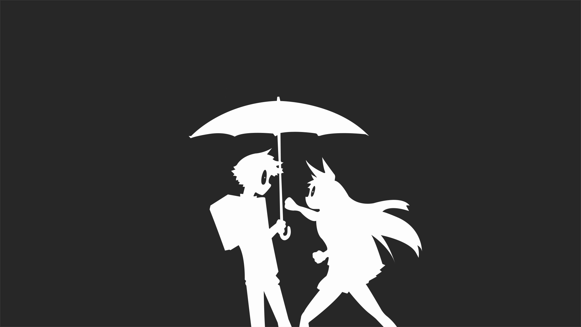 Anime Anime Girls Minimalism Nisekoi Ichijou Raku Kirisaki Chitoge 1920x1080