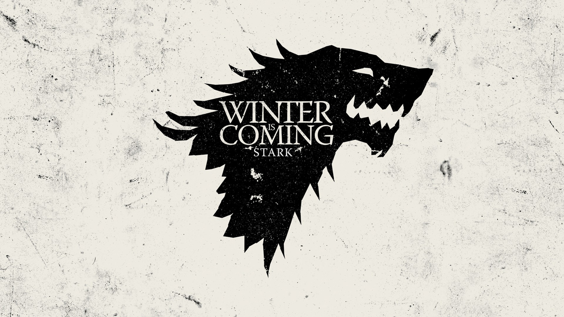 Sigils Game Of Thrones House Stark Winter Is Coming Monochrome 1920x1080