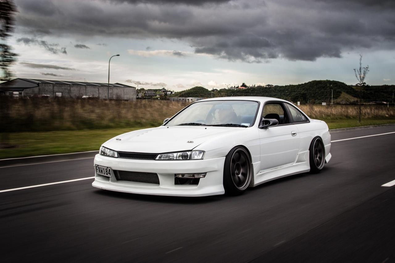 Car Nissan 200SX Road Stance Tuning Lowered JDM 1280x853