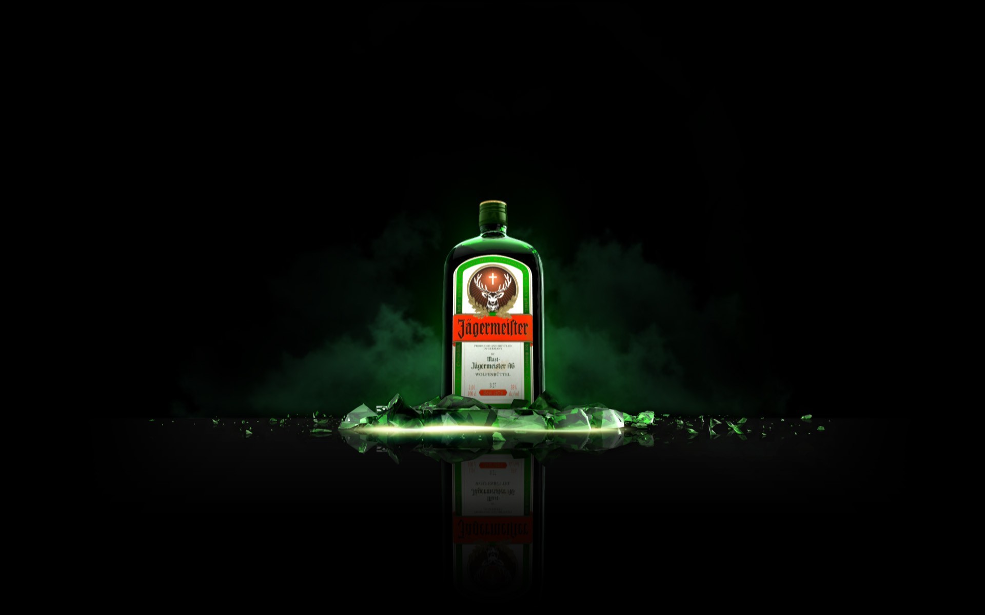 Jagermeister Alcohol Bottles 1920x1200