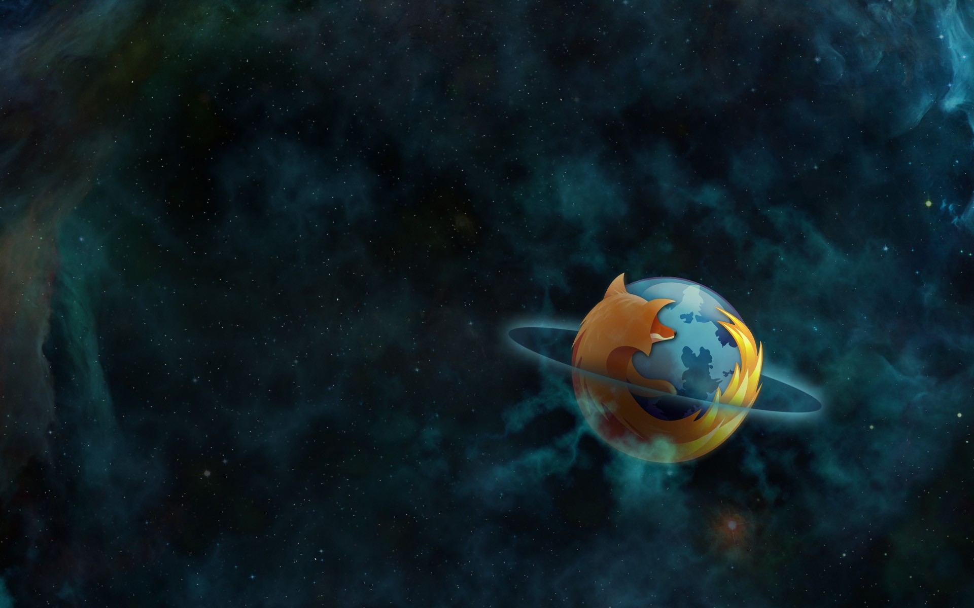 Mozilla Firefox Space World Planet 1920x1200