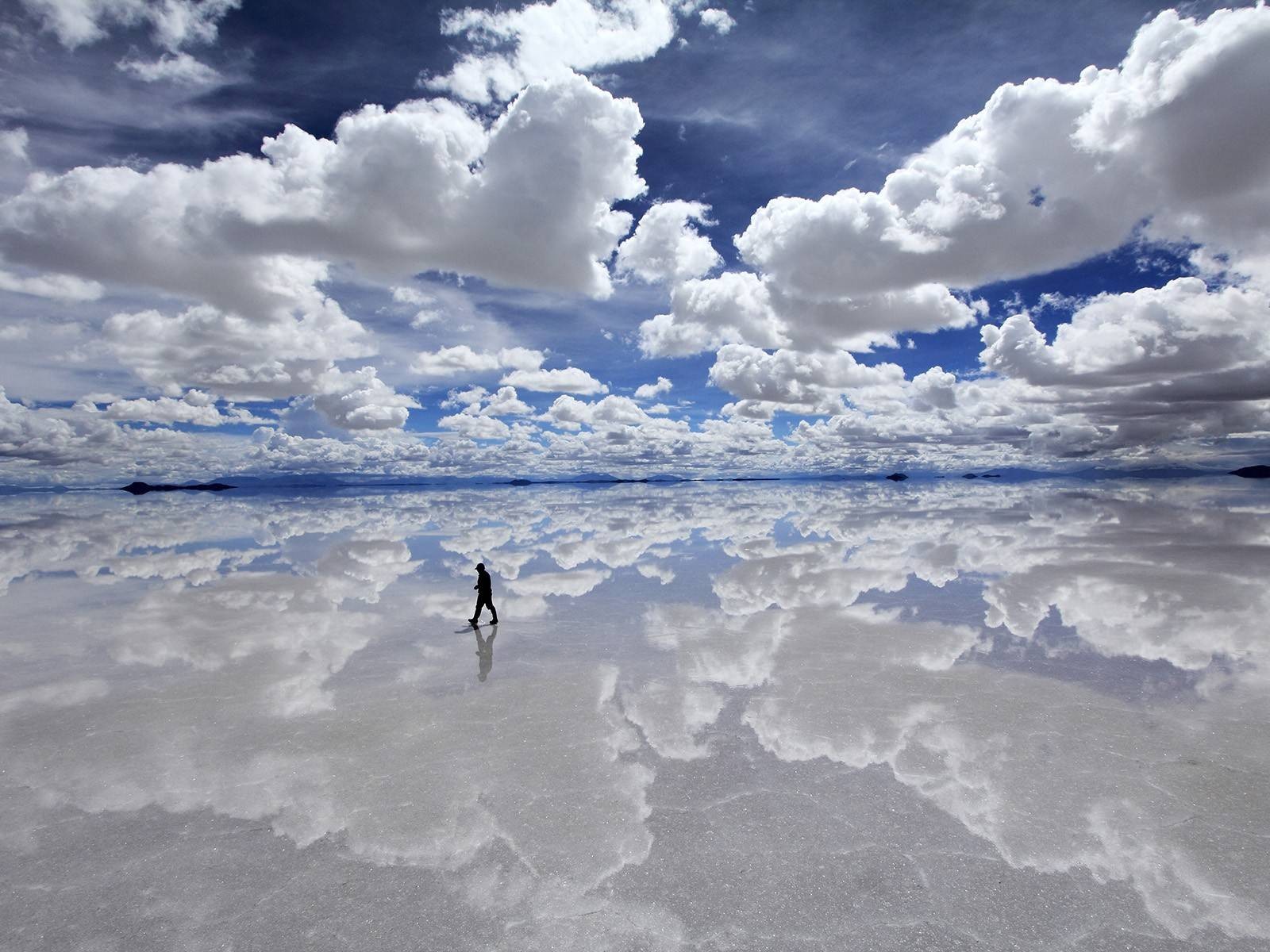 Bolivia Clouds Sky Lake 1600x1200