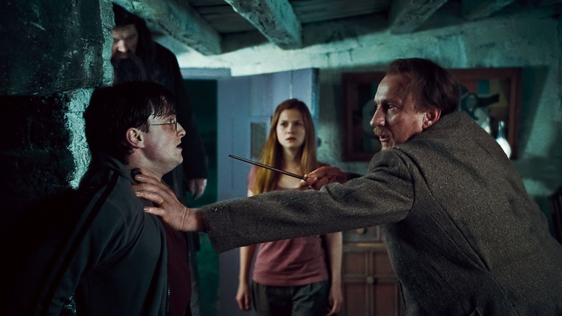 Harry Potter Daniel Radcliffe Ginny Weasley Rubeus Hagrid Bonnie Wright Remo Lupin David Thewlis 1920x1080