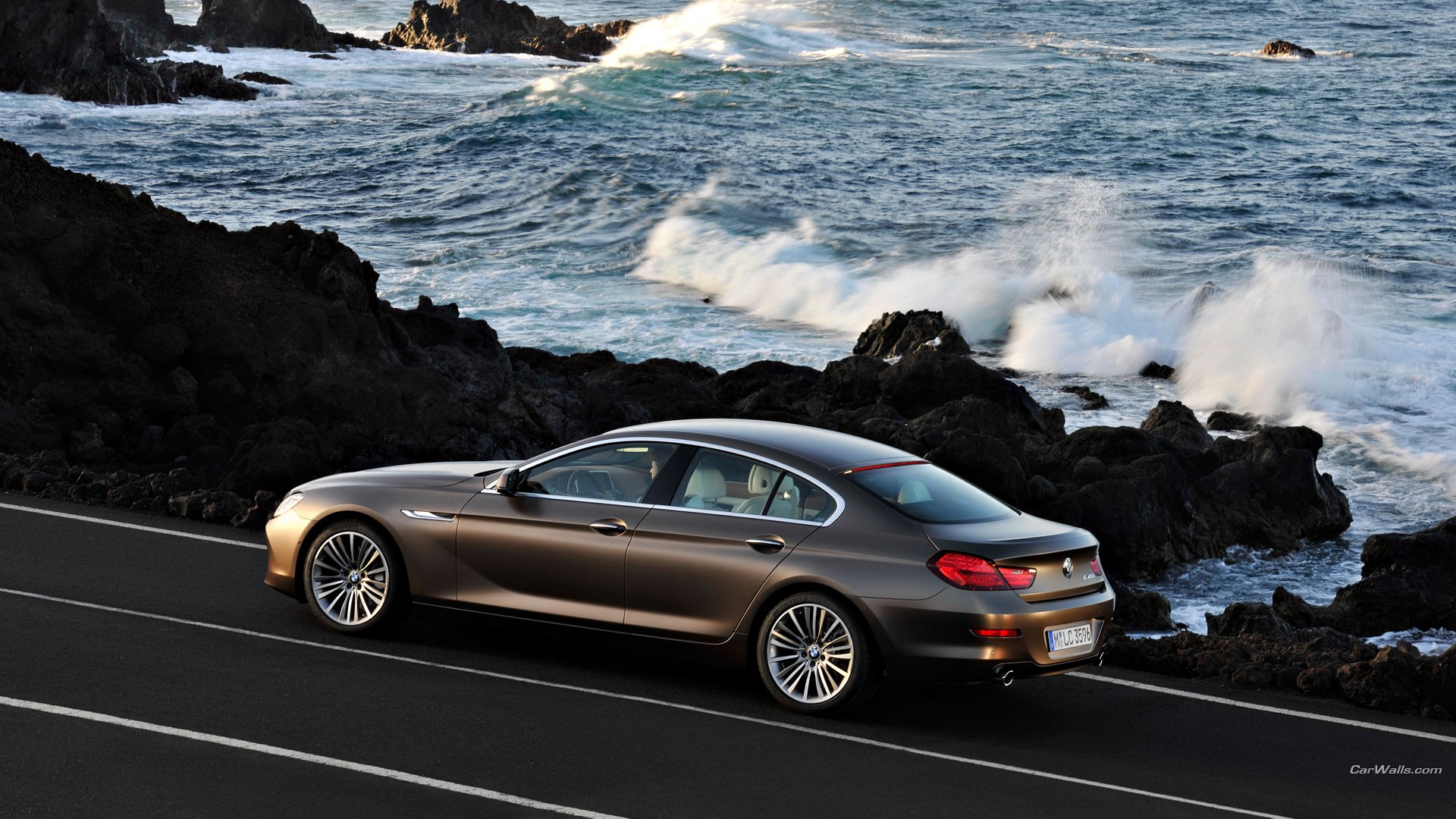 BMW 6 Car Sedan BMW Brown Cars BMW F12 F13 F06 BMW 6 Series 1920x1080