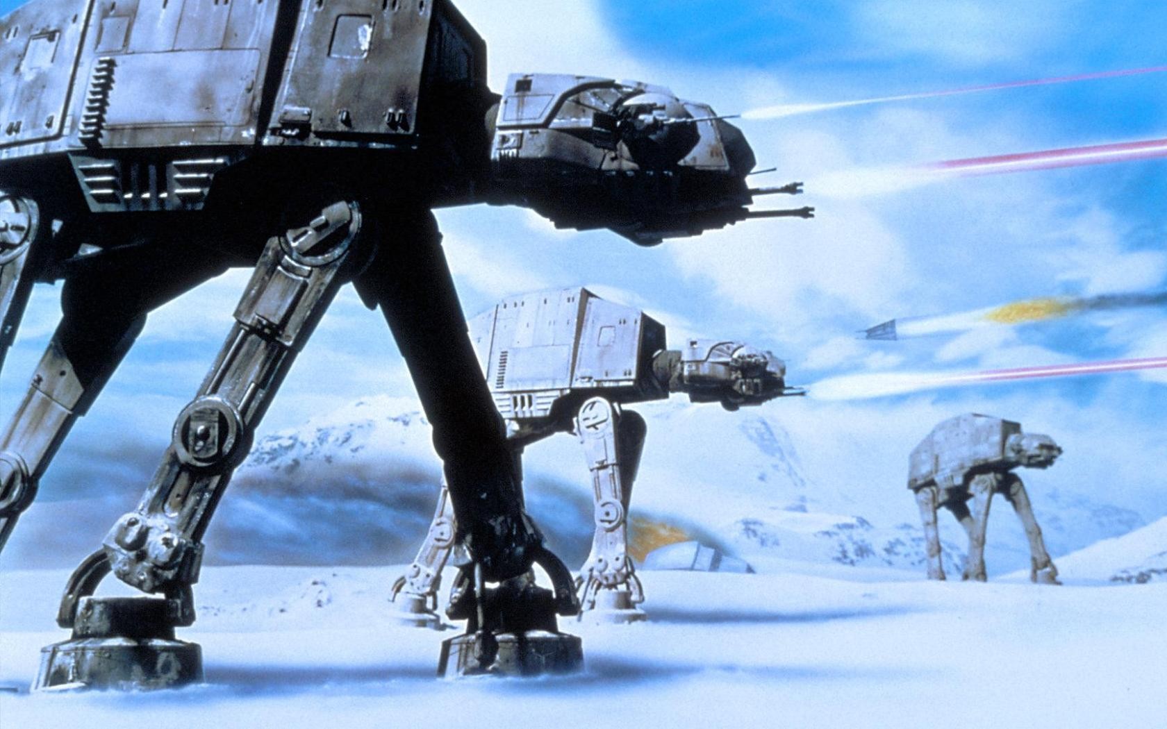 Star Wars AT AT Imperial Forces Movies The Empire Strikes Back Hoth Science Fiction 1680x1050