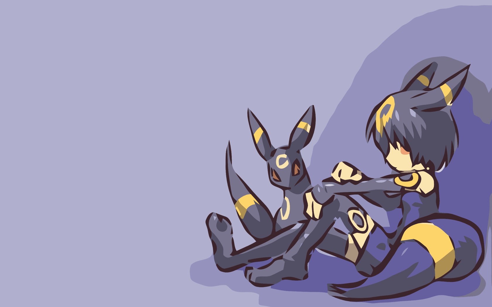 Umbreon Anime Girls Anime 1680x1050