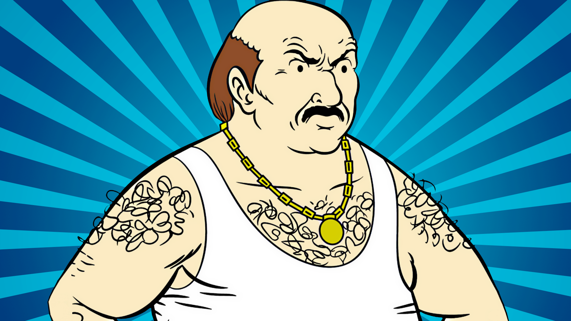 Aqua Teen Hunger Force Cartoon Men Necklace 1920x1080