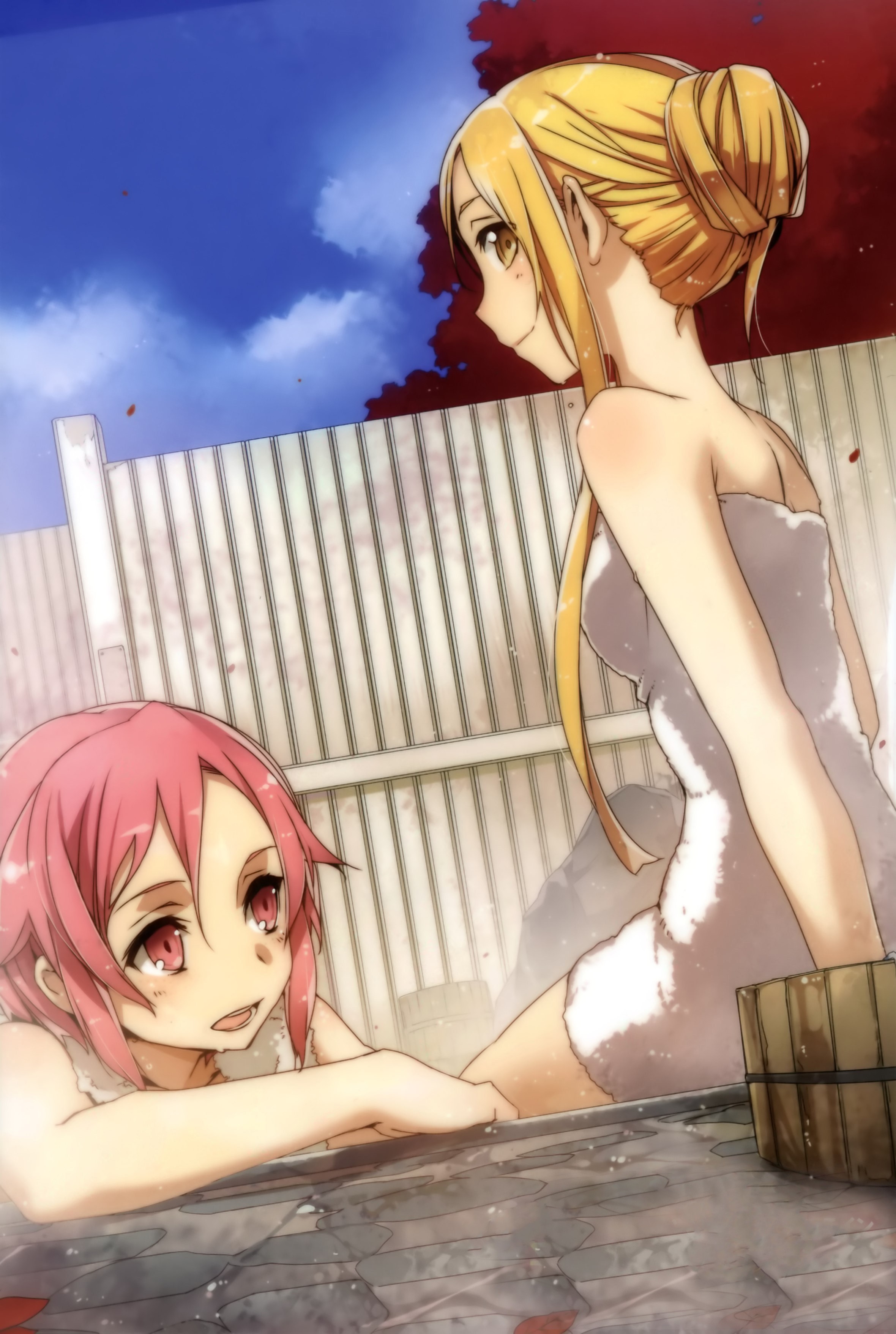 Anime Sword Art Online Anime Girls Shinozaki Rika Yuuki Asuna 2360x3513