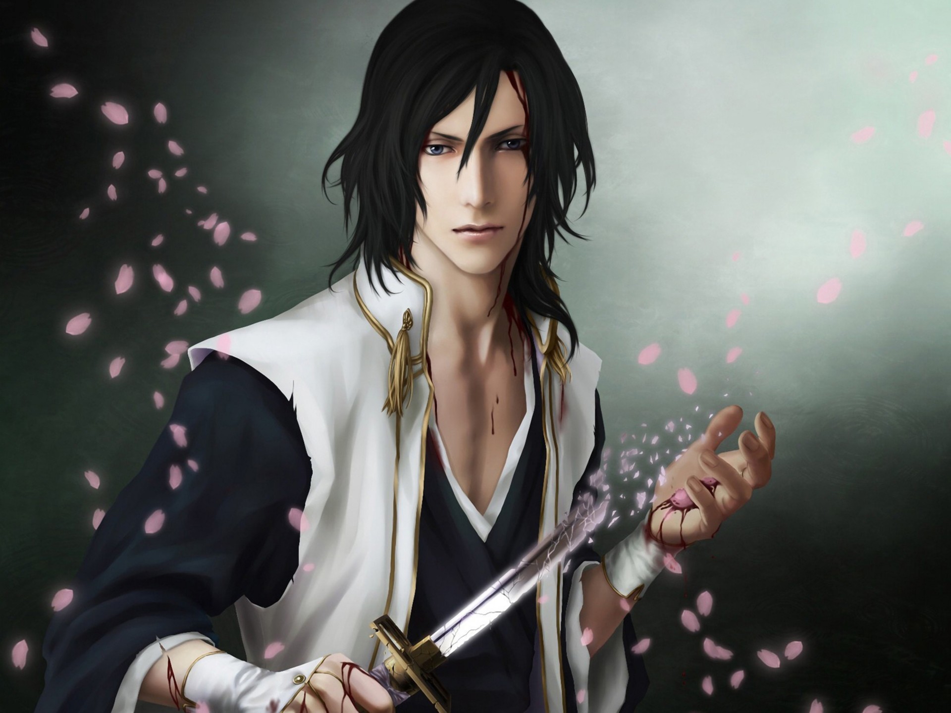 Bleach Kuchiki Byakuya 3D Anime Boys Anime 1920x1440