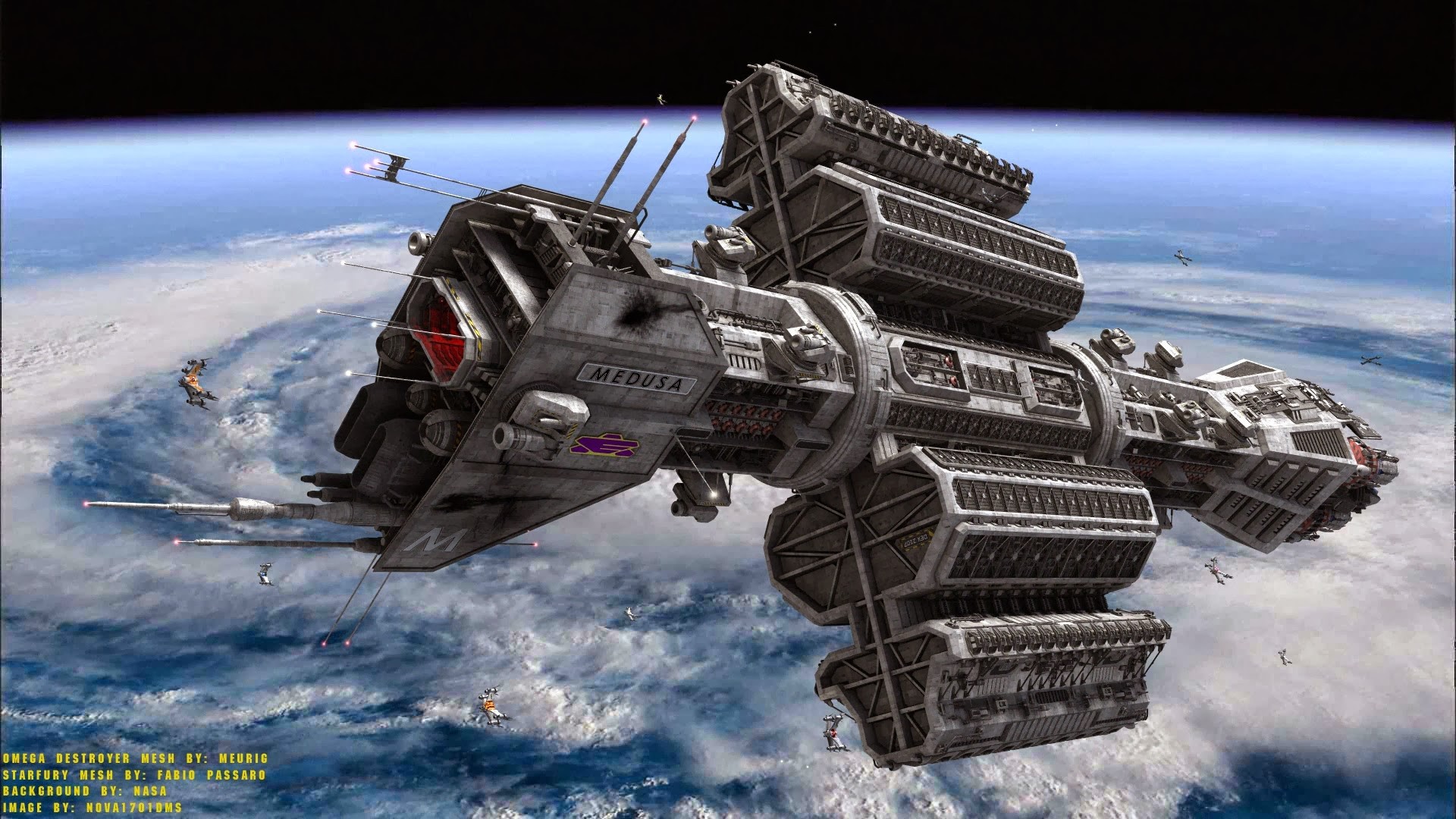 Spaceship Babylon 5 1920x1080