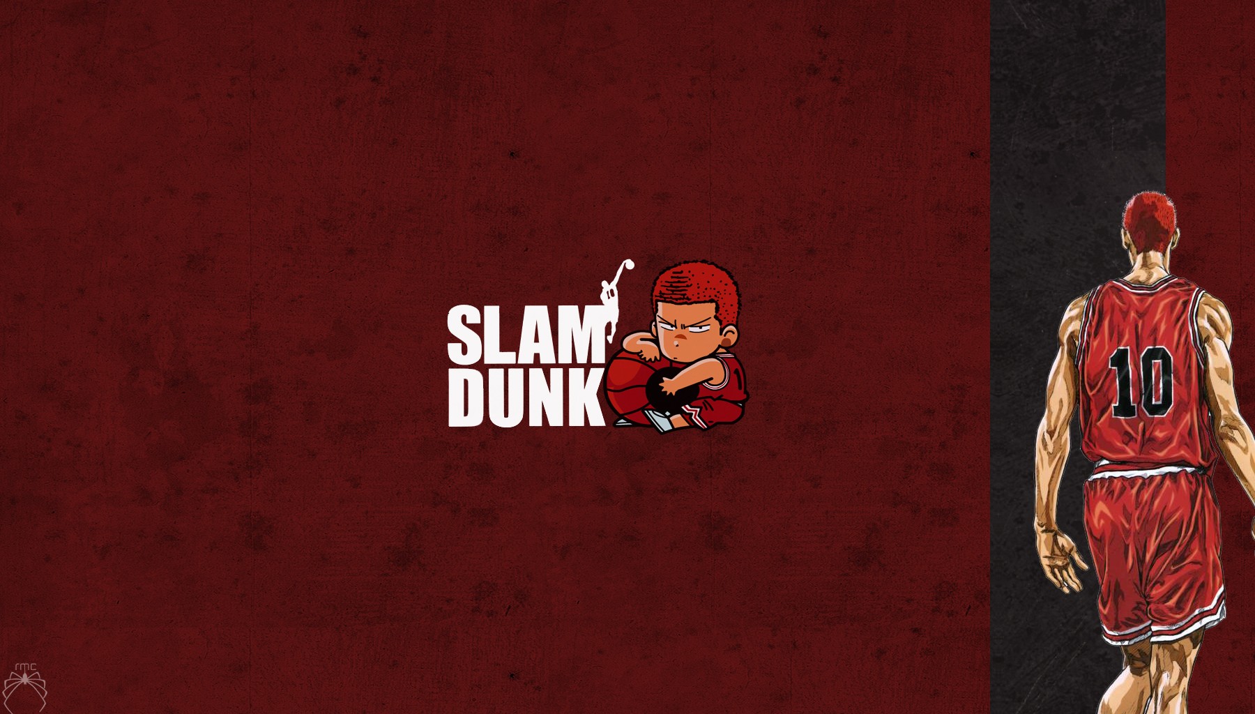 Slam Dunk Shohoku High Anime Sakuragi Hanamichi Wallpaper Resolution1800x1024 Id516 