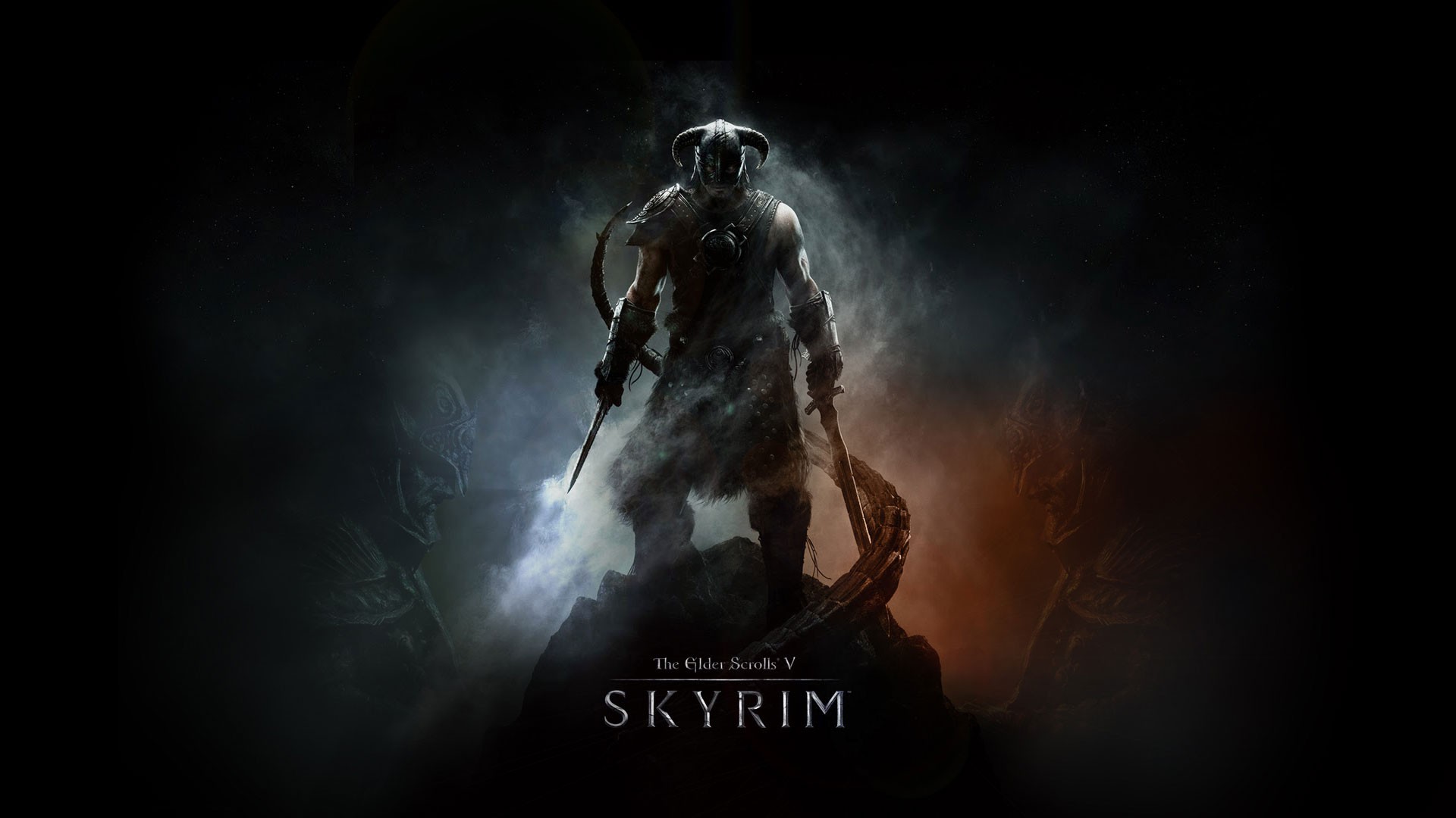 Video Games The Elder Scrolls V Skyrim Sword Dragonborn 2011 Year Dark Fantasy Art Video Game Art 1920x1080