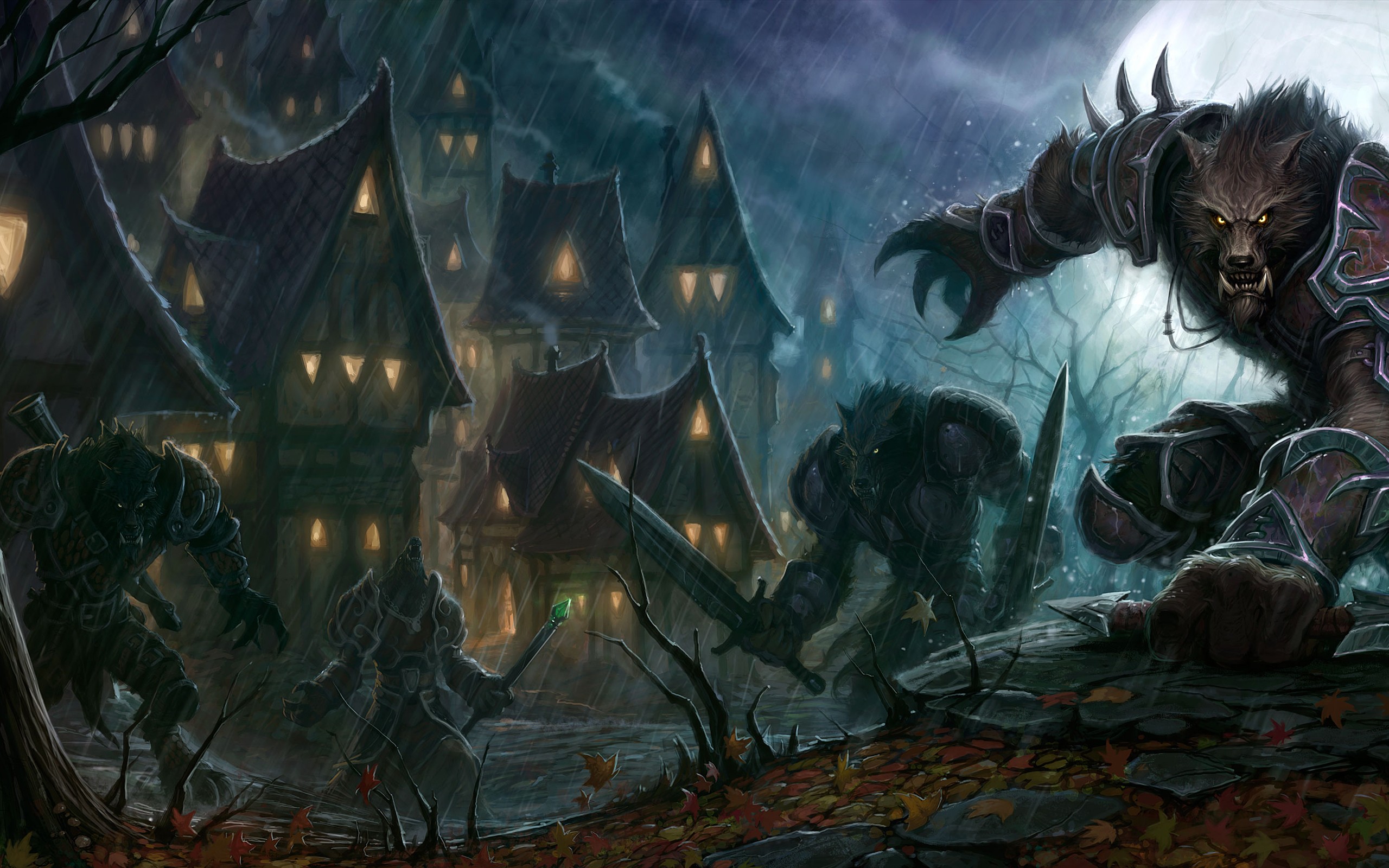 Warcraft Worgen World Of Warcraft Video Games 2560x1600