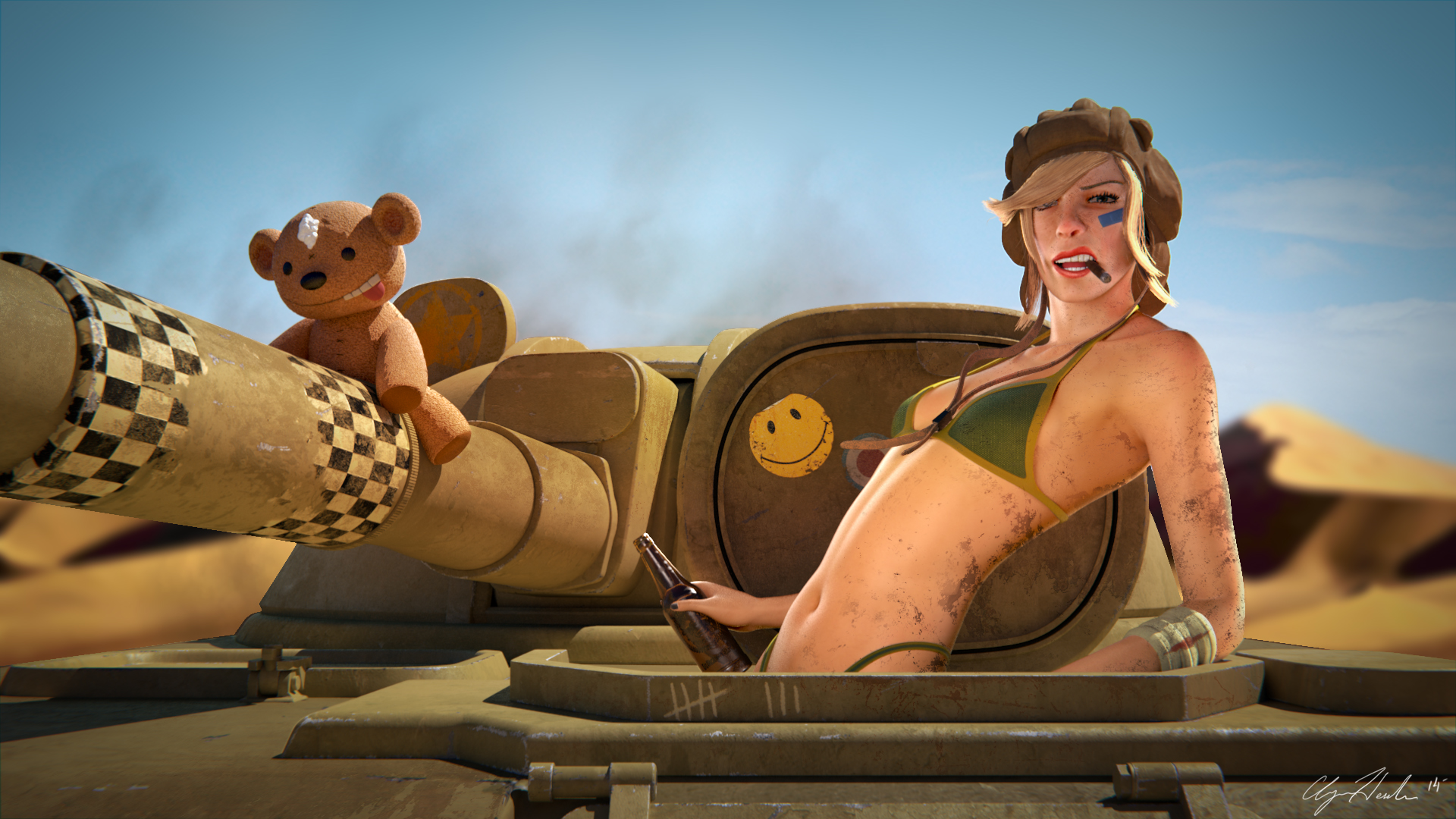 Comics Tank Girl 1920x1080