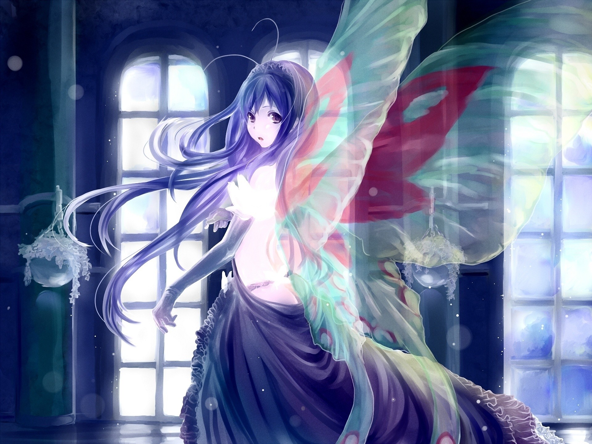 Anime Accel World Anime Girls Kuroyukihime Detached Sleeves 1920x1440