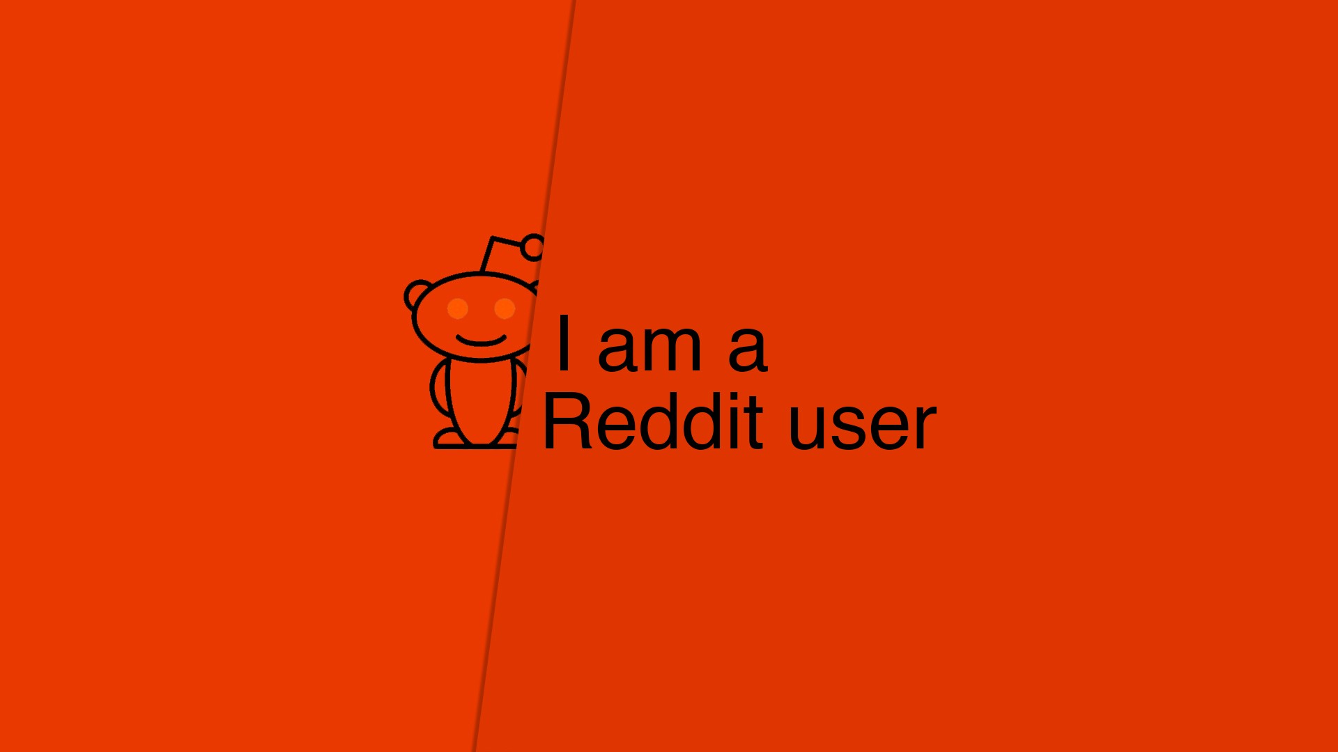 Reddit Orange Background Minimalism 1920x1080
