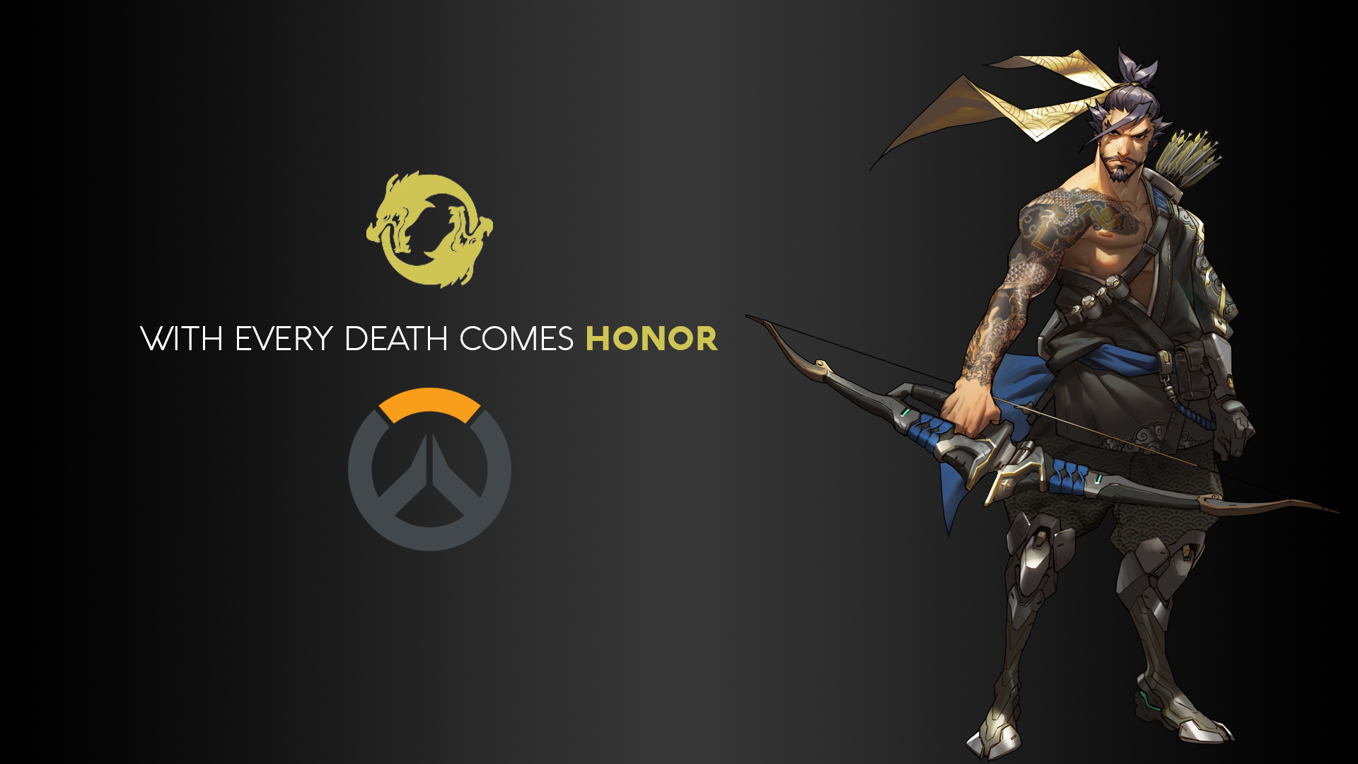 Blizzard Entertainment Overwatch Video Games Logo DXHHH101 Author Hanzo Overwatch 1920x1080