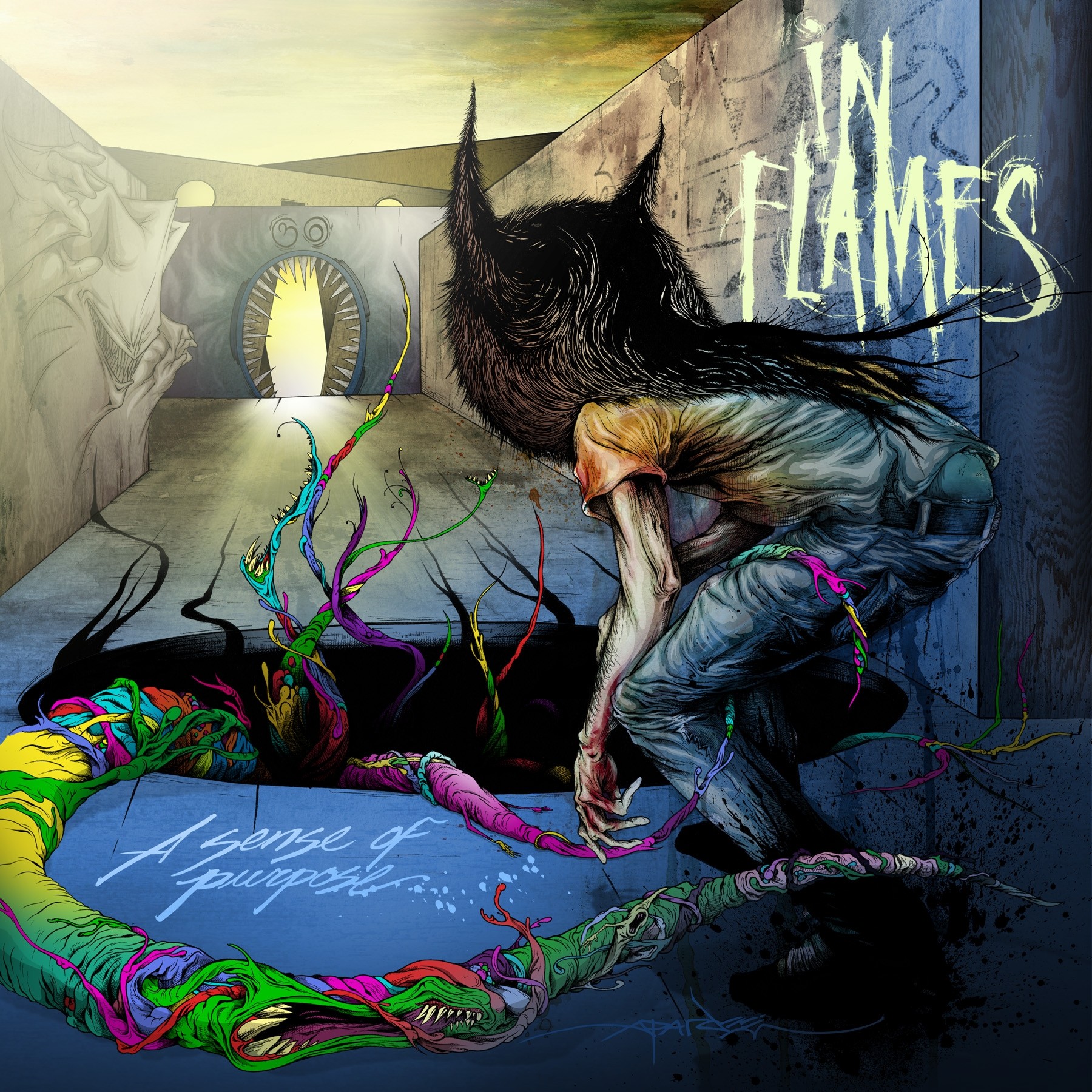 In Flames Album Covers Cover Art Jesterhead 1800x1800