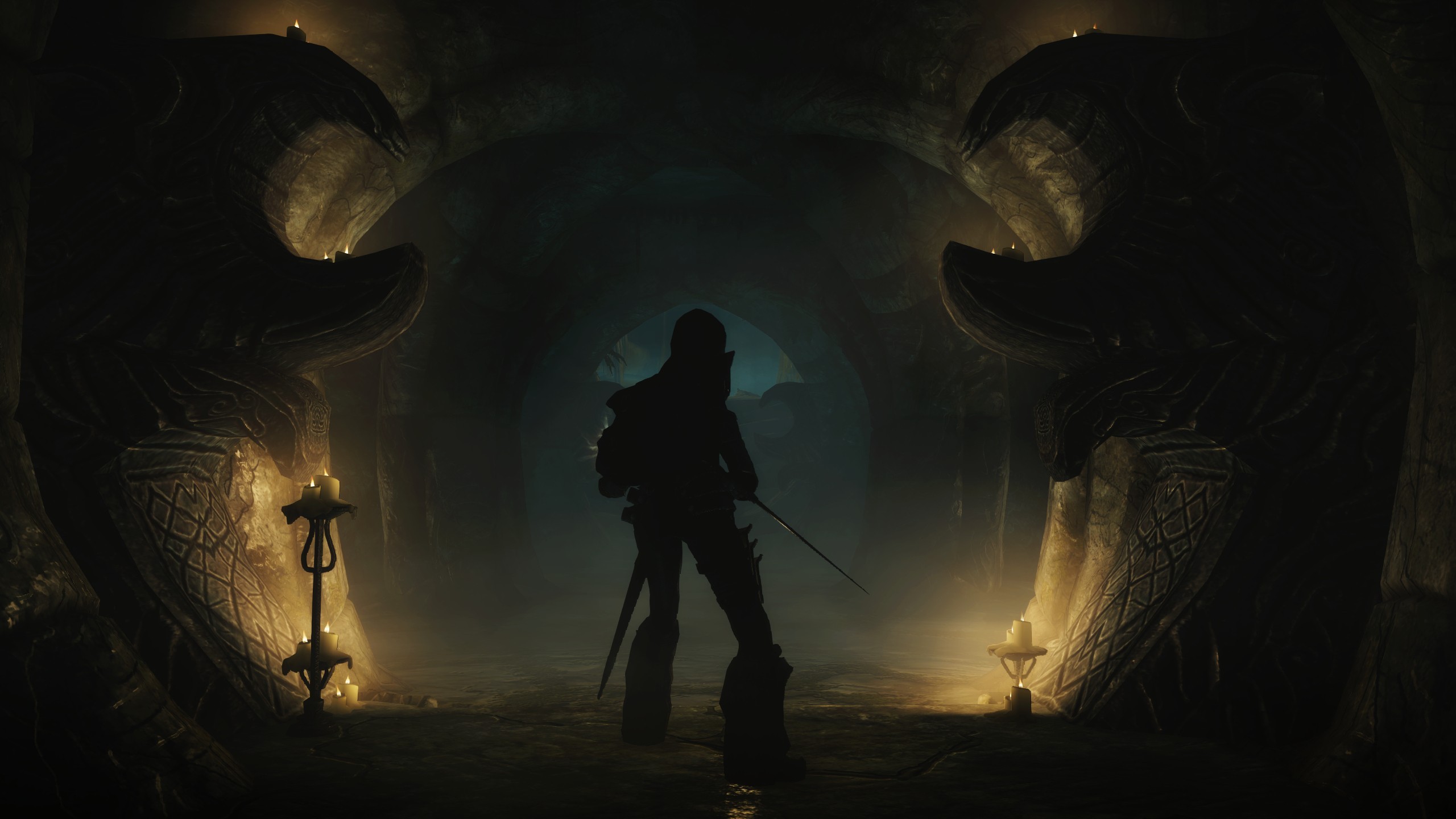 The Elder Scrolls V Skyrim Dovakhiin Video Games 2560x1440